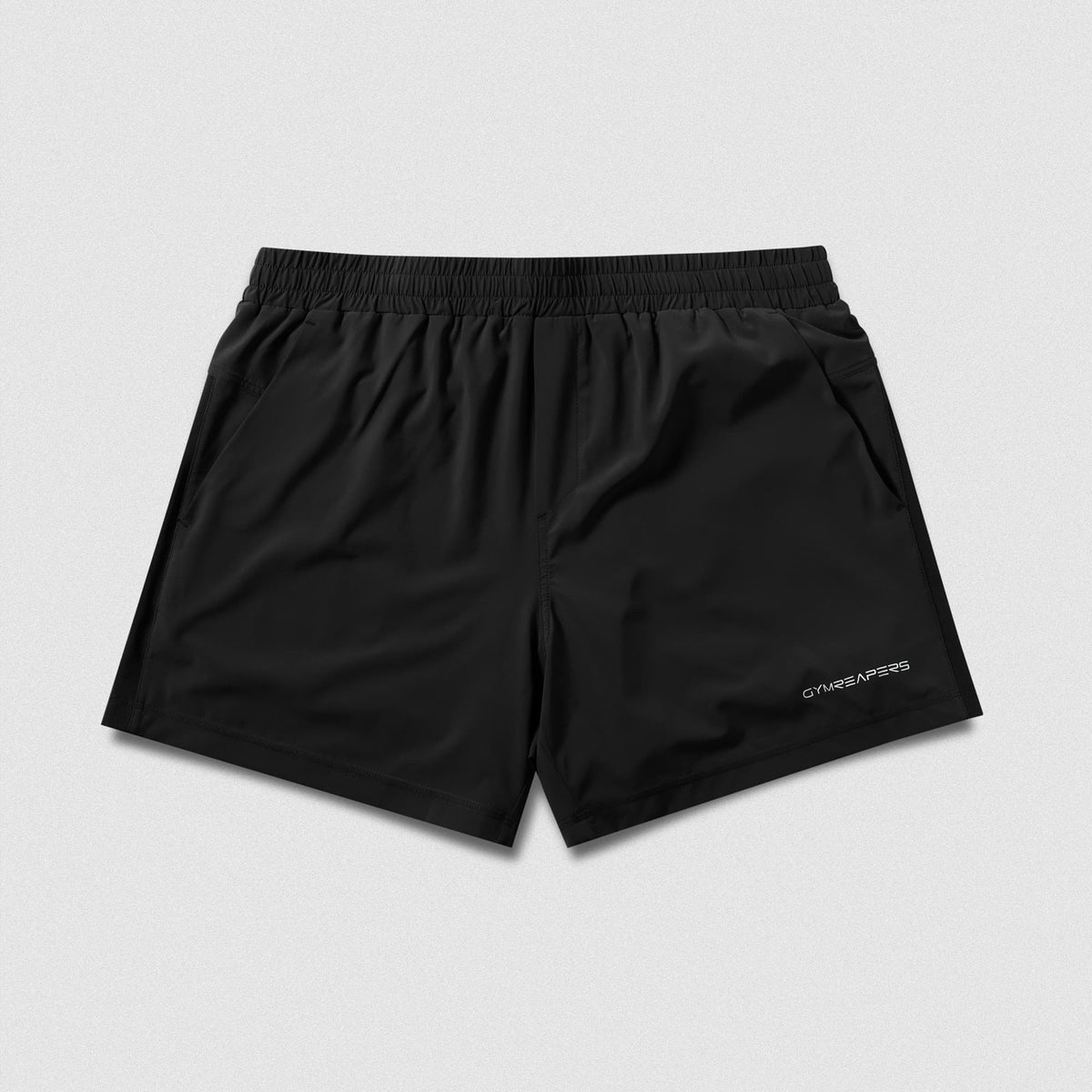 Axis 6" Lined Shorts - Black/White front product view