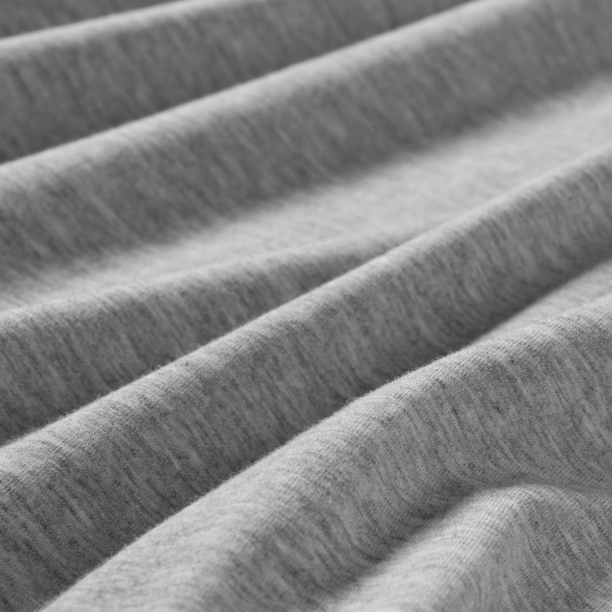 Axis Box Tee - Heather Gray fabric texture detail