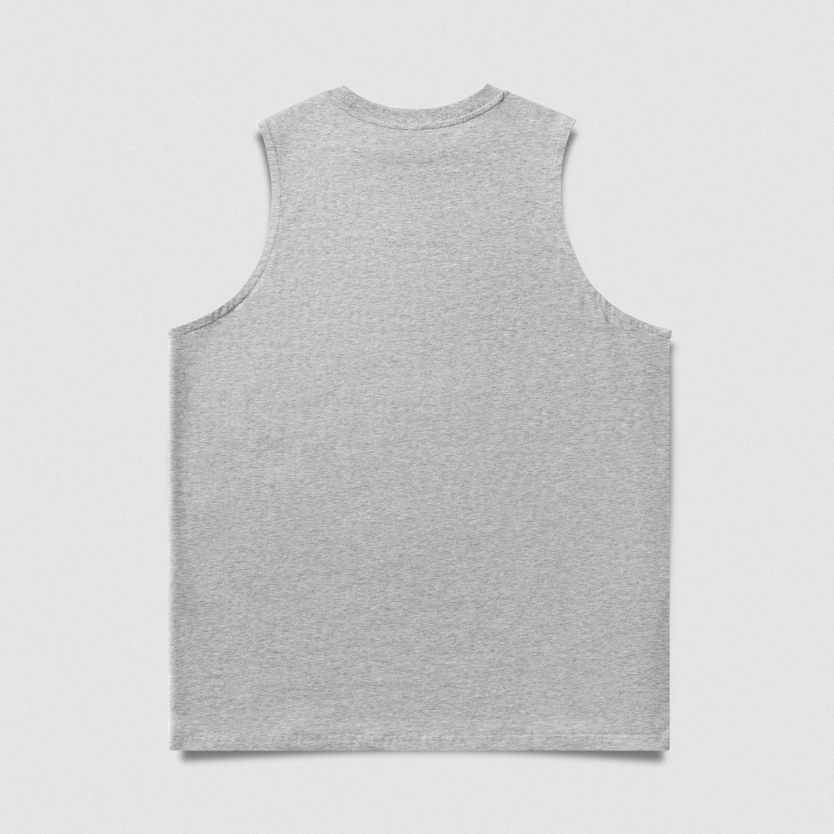 Axis Muscle Tank - Heather Gray back product view
