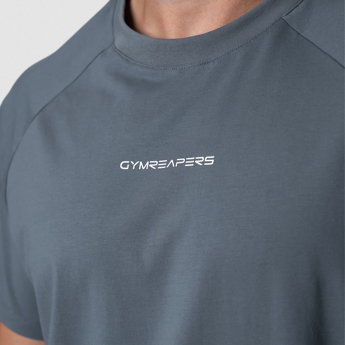 Axis Raglan Tee - Lake neckline and chest logo detail