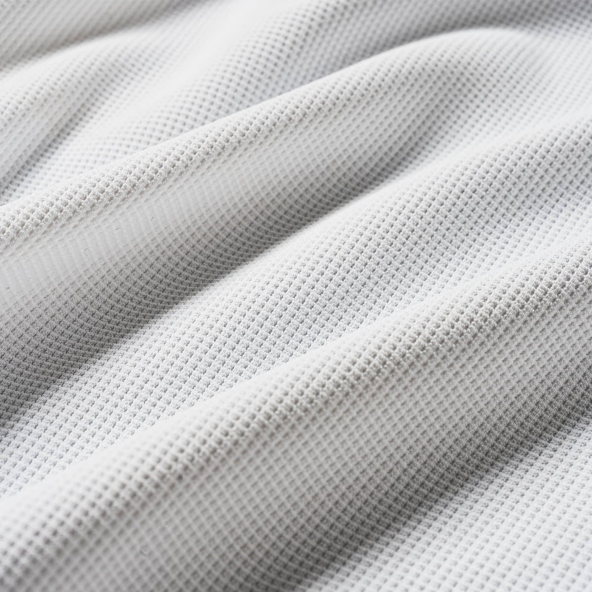 Axis Support Baby Tee - White ribbed fabric texture detail