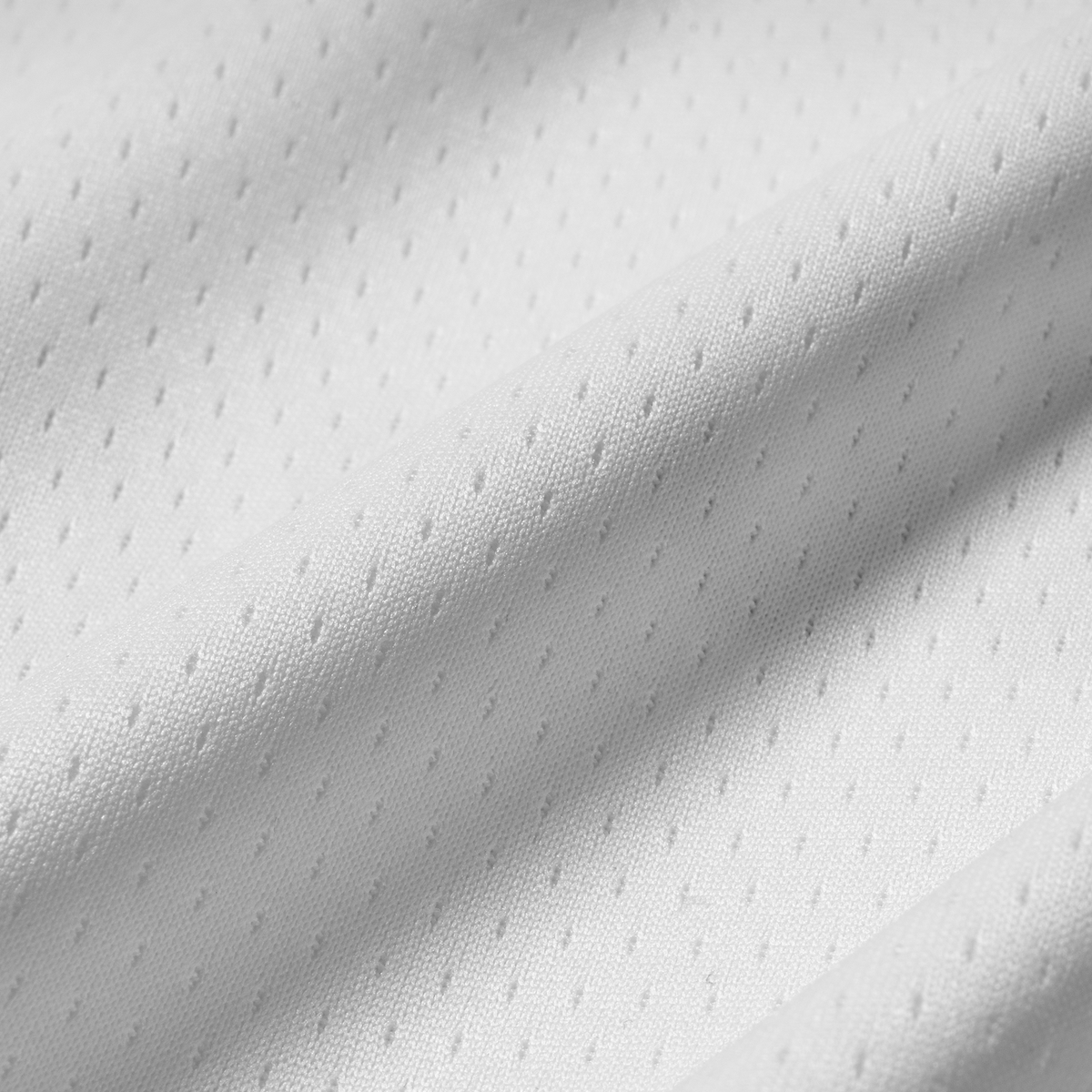 White Mesh Fabric Detail