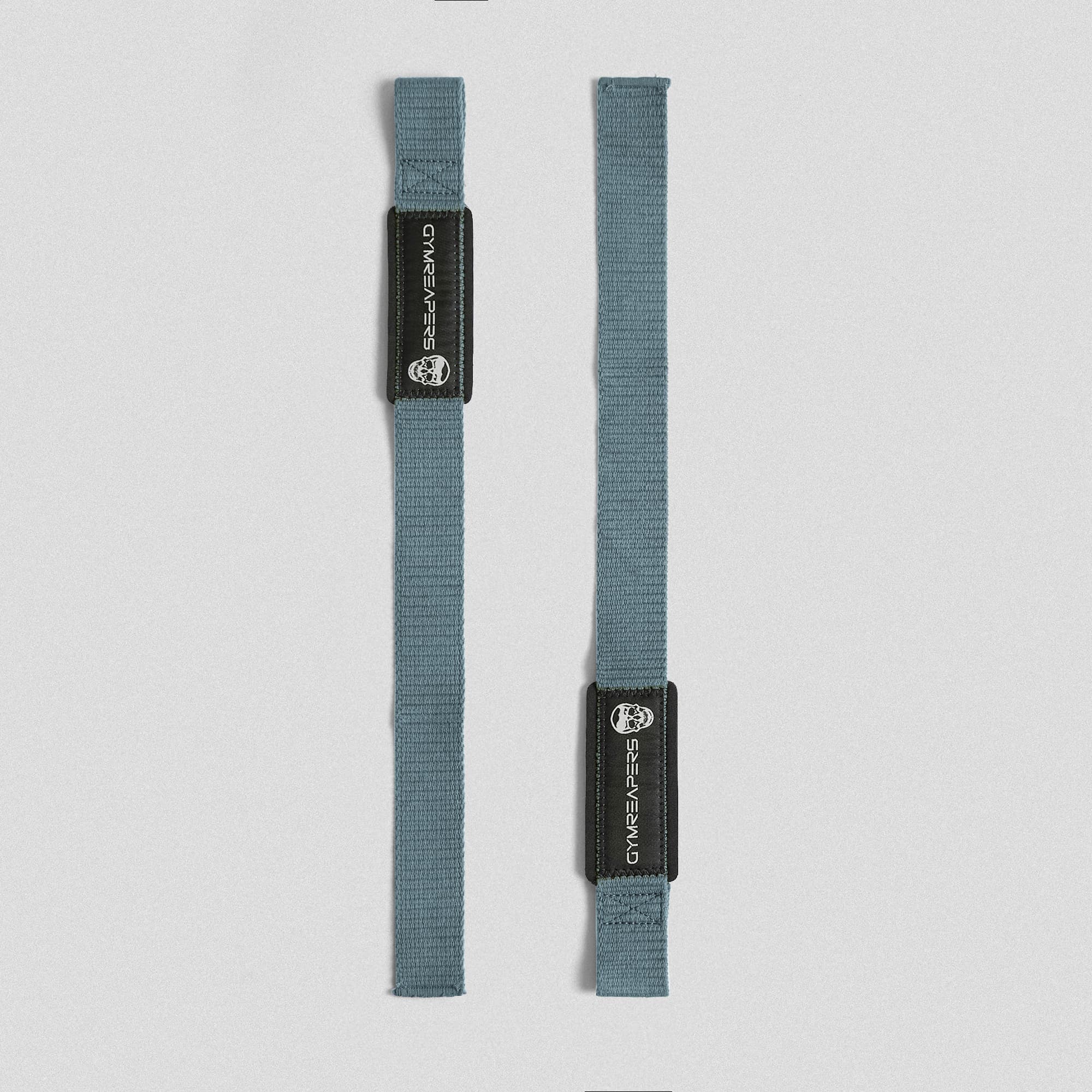 Glacier Blue Lifting Straps both flat
