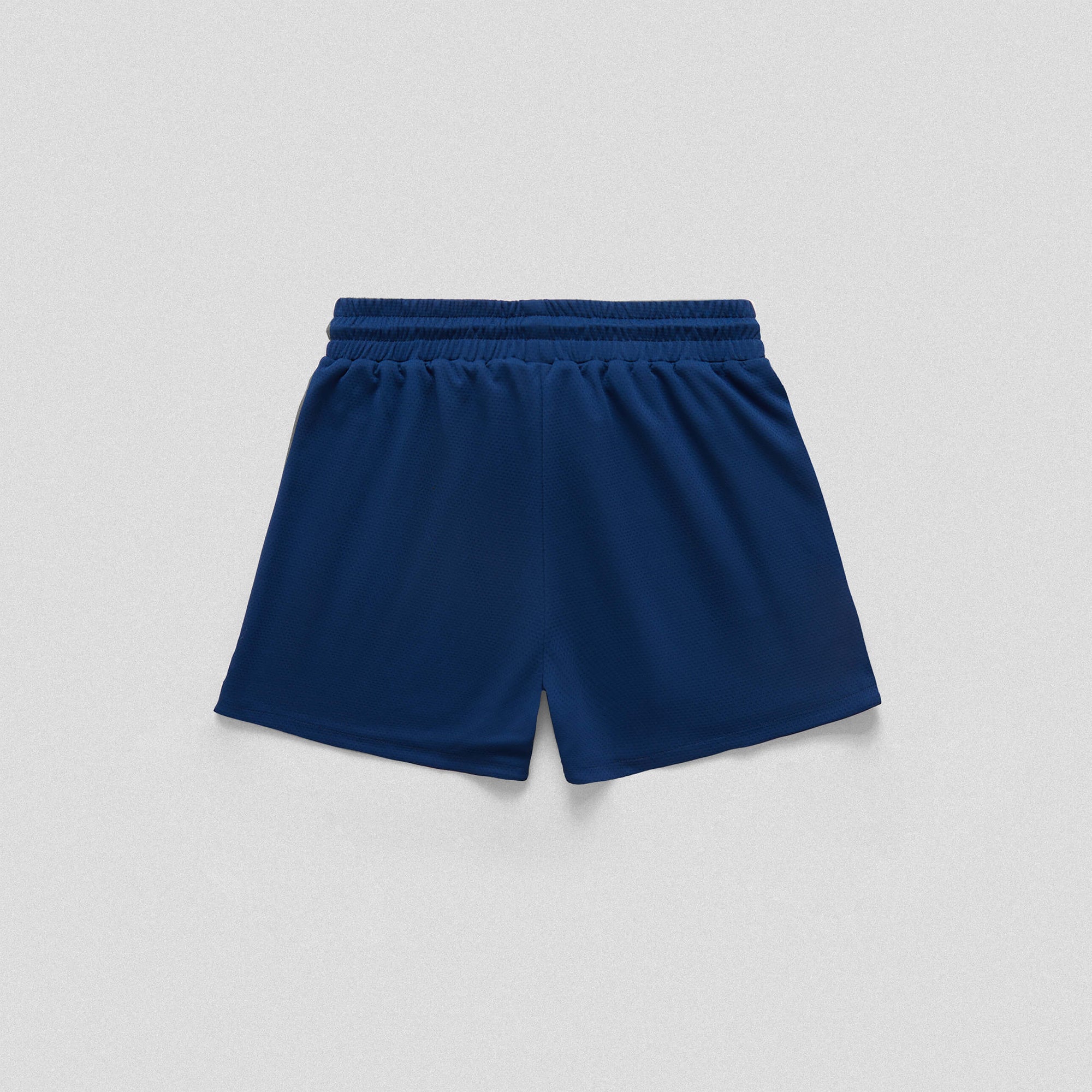mesh shorts blue back