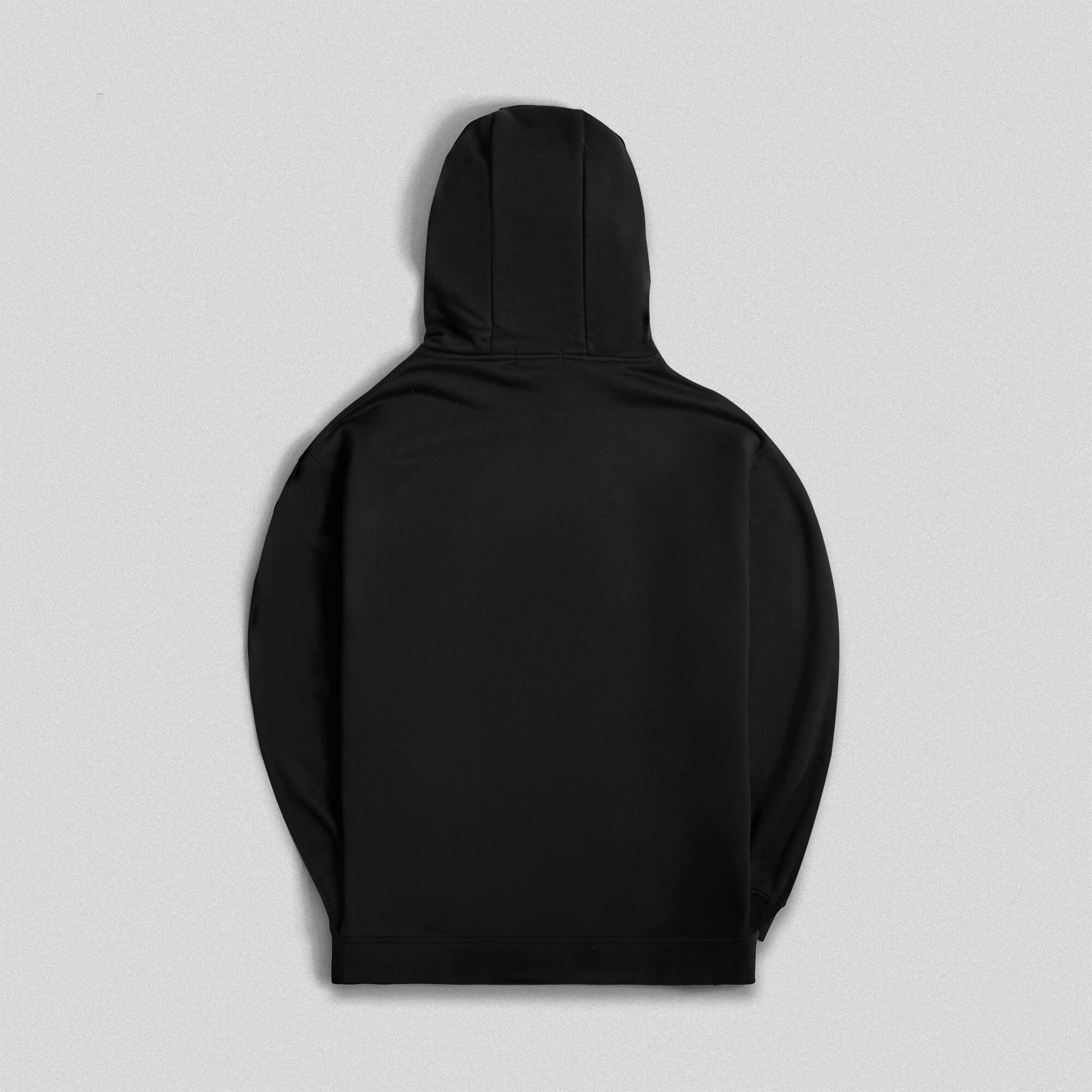 axis hoodie black back