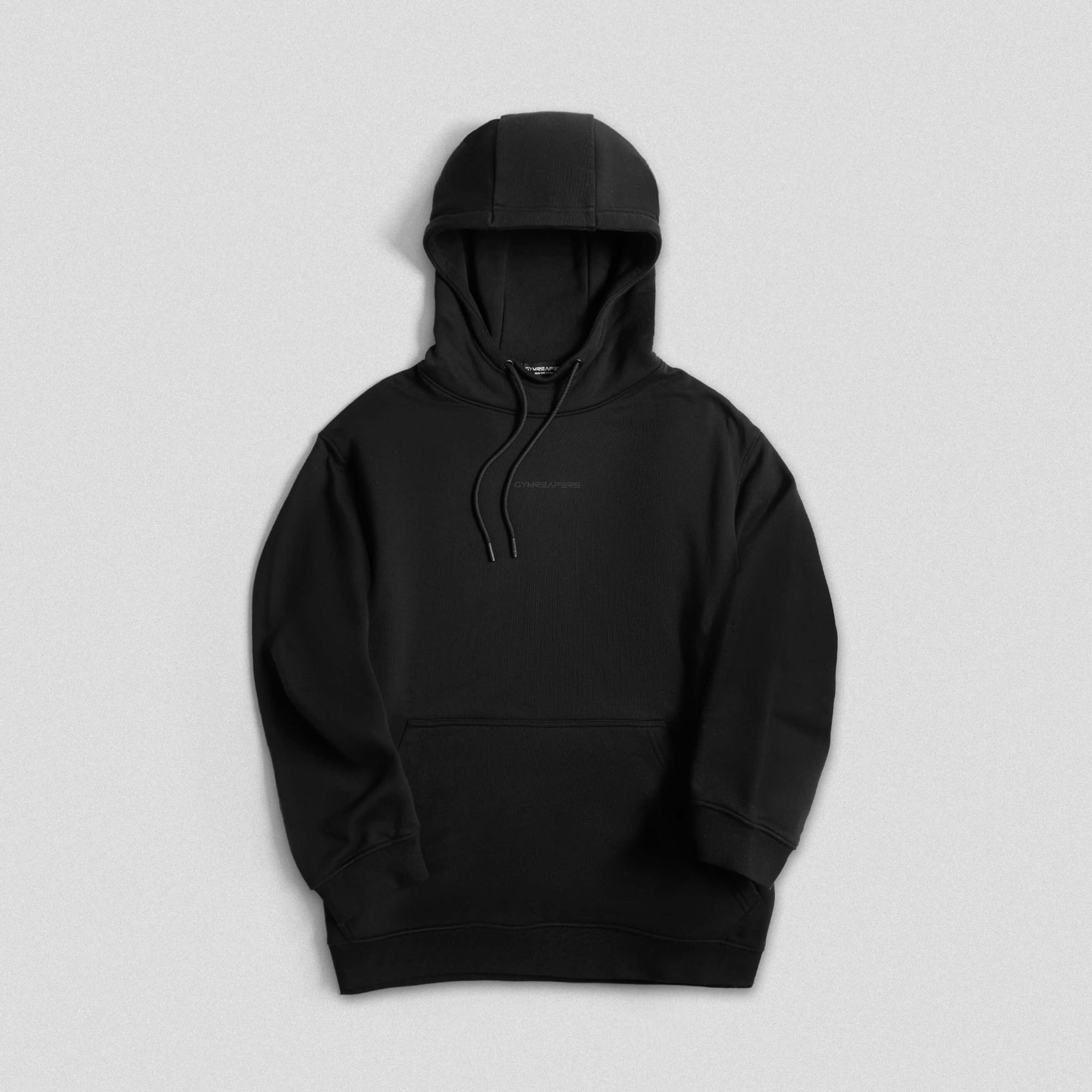 axis hoodie black black front