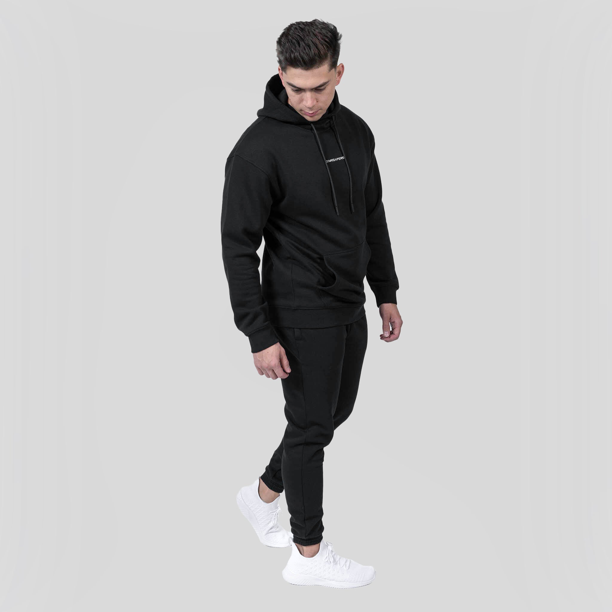 axis hoodie black white full