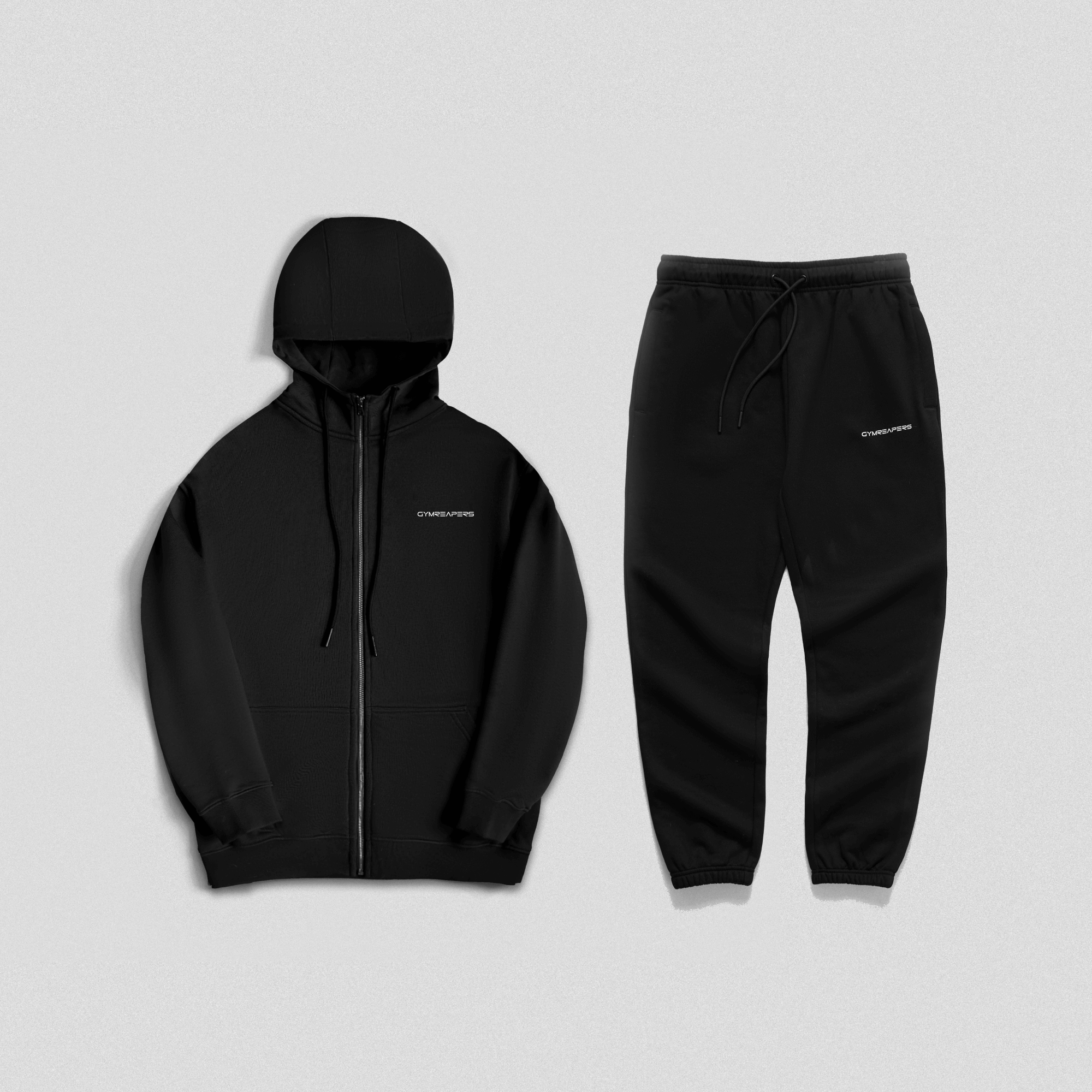 axis zip up bundle black white main