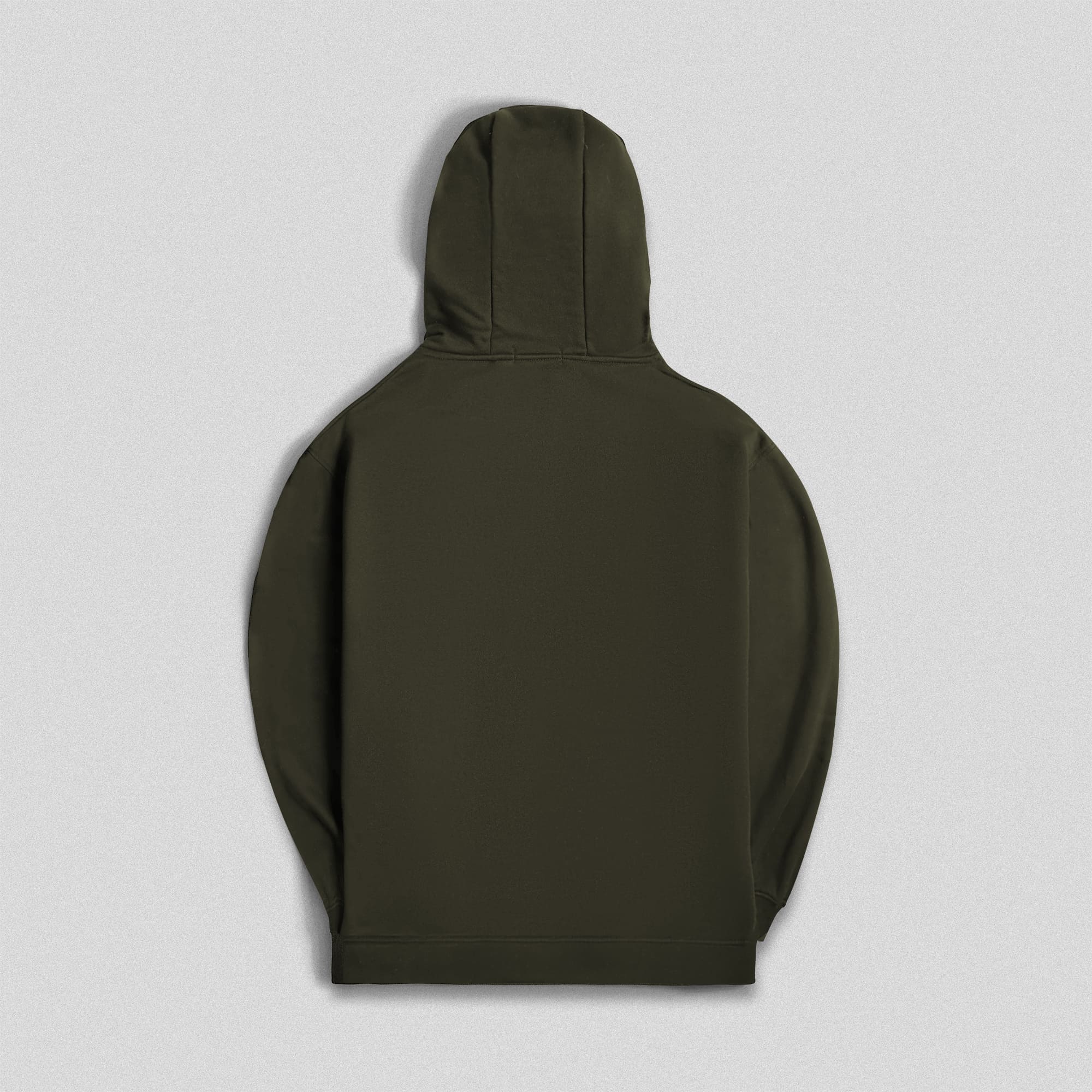 axis zip up od green back