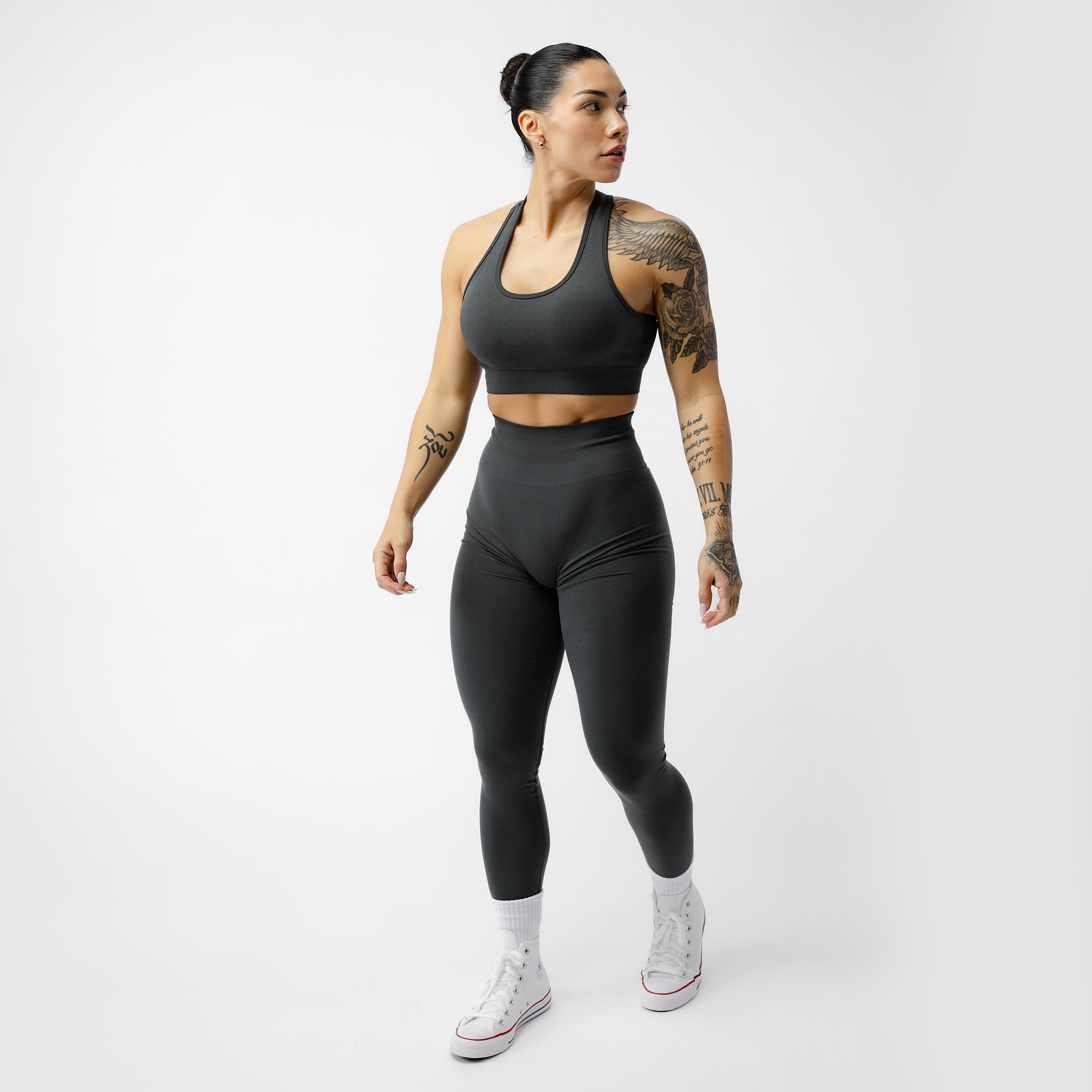 charcoal heritage bra front full