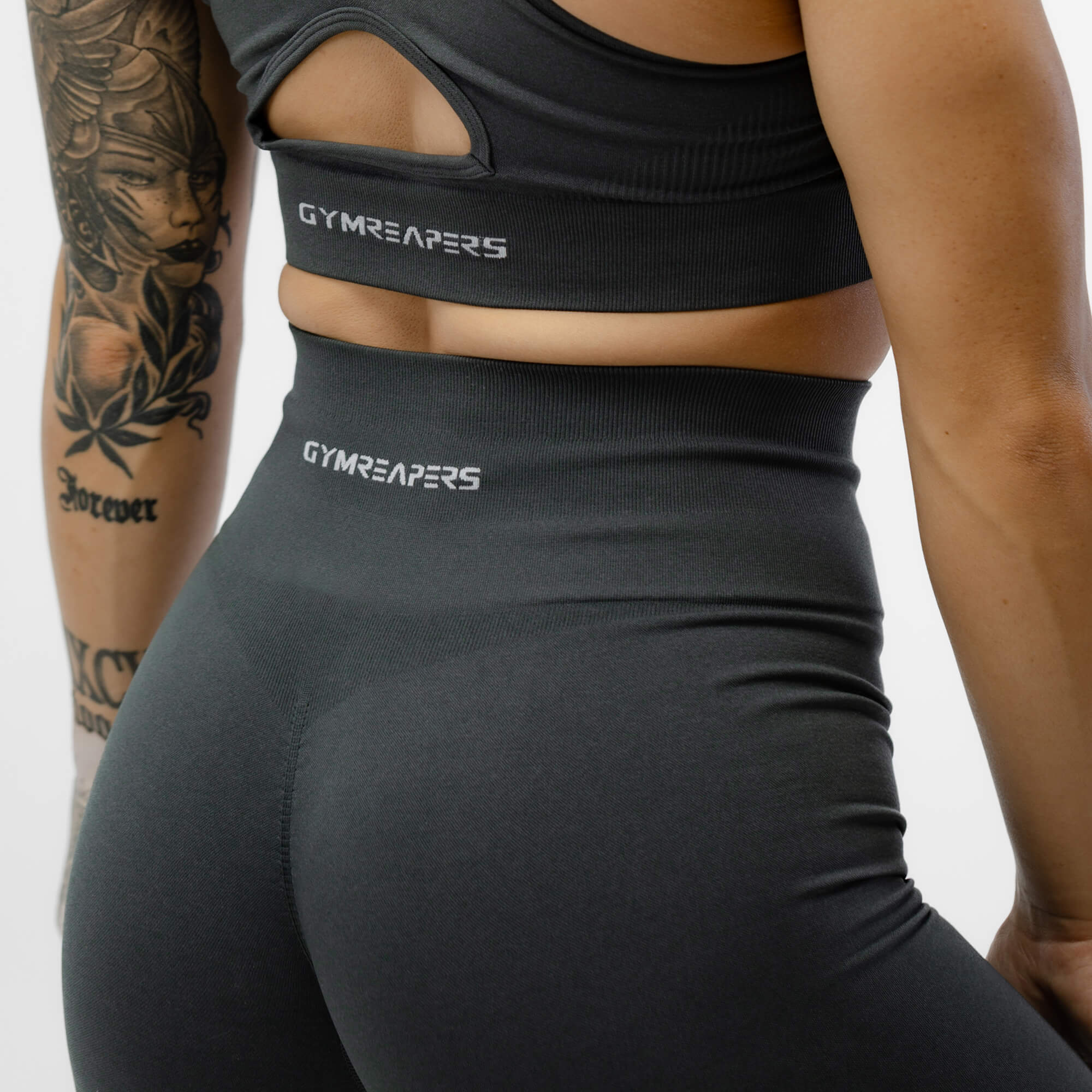 legacy leggings charcoal back detail