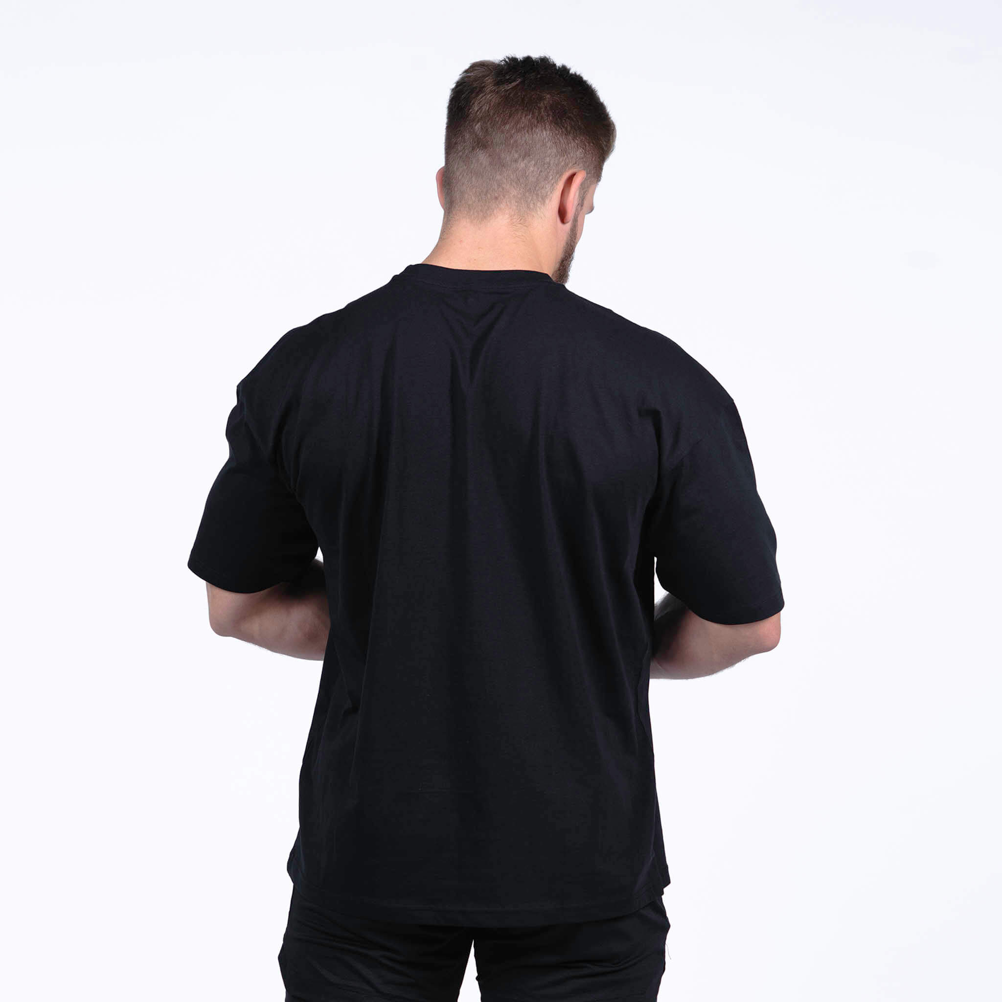 axis box tee black back