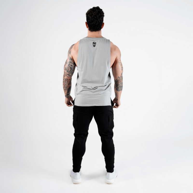 slate muscle tank top