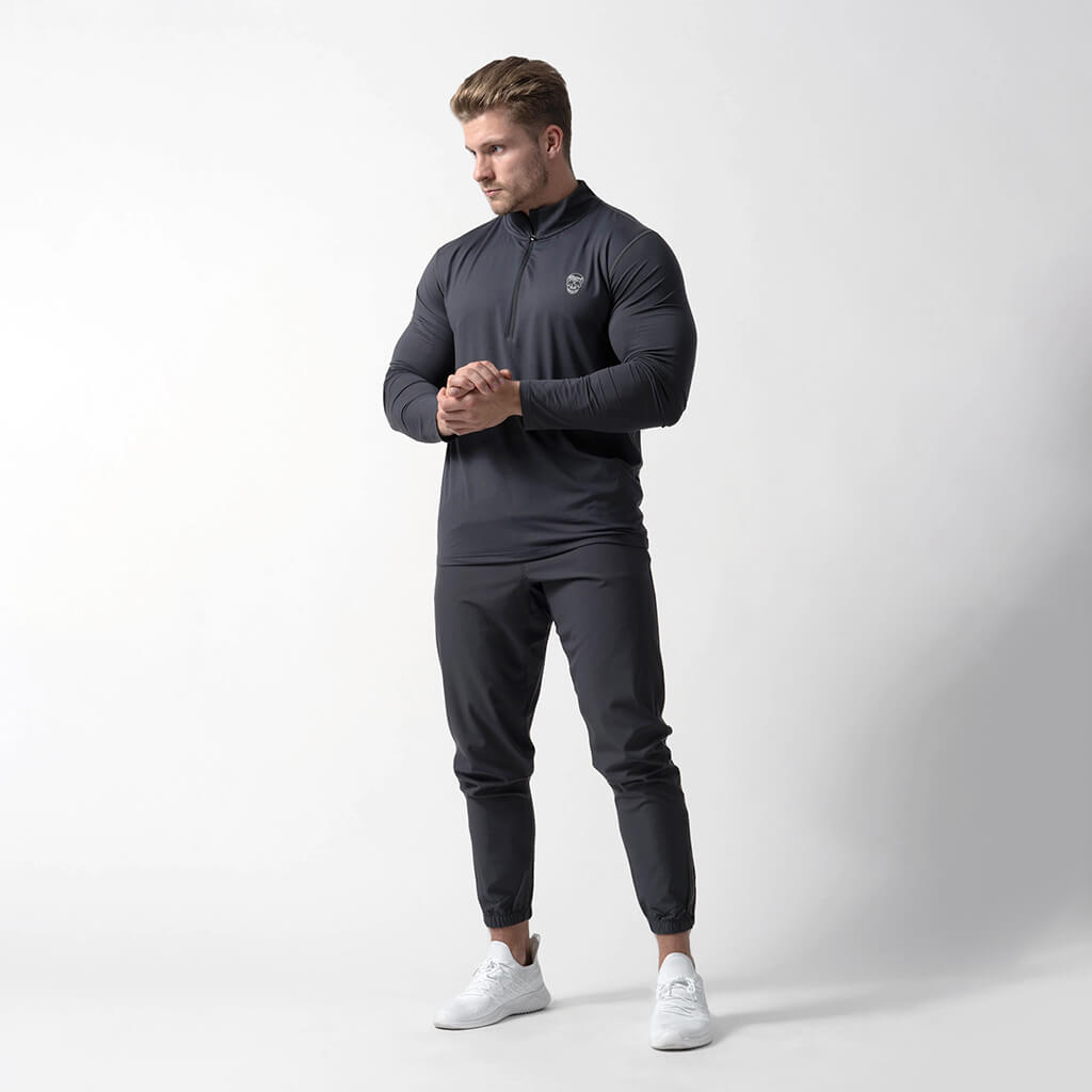 performance 1/4 zip obsidian life style