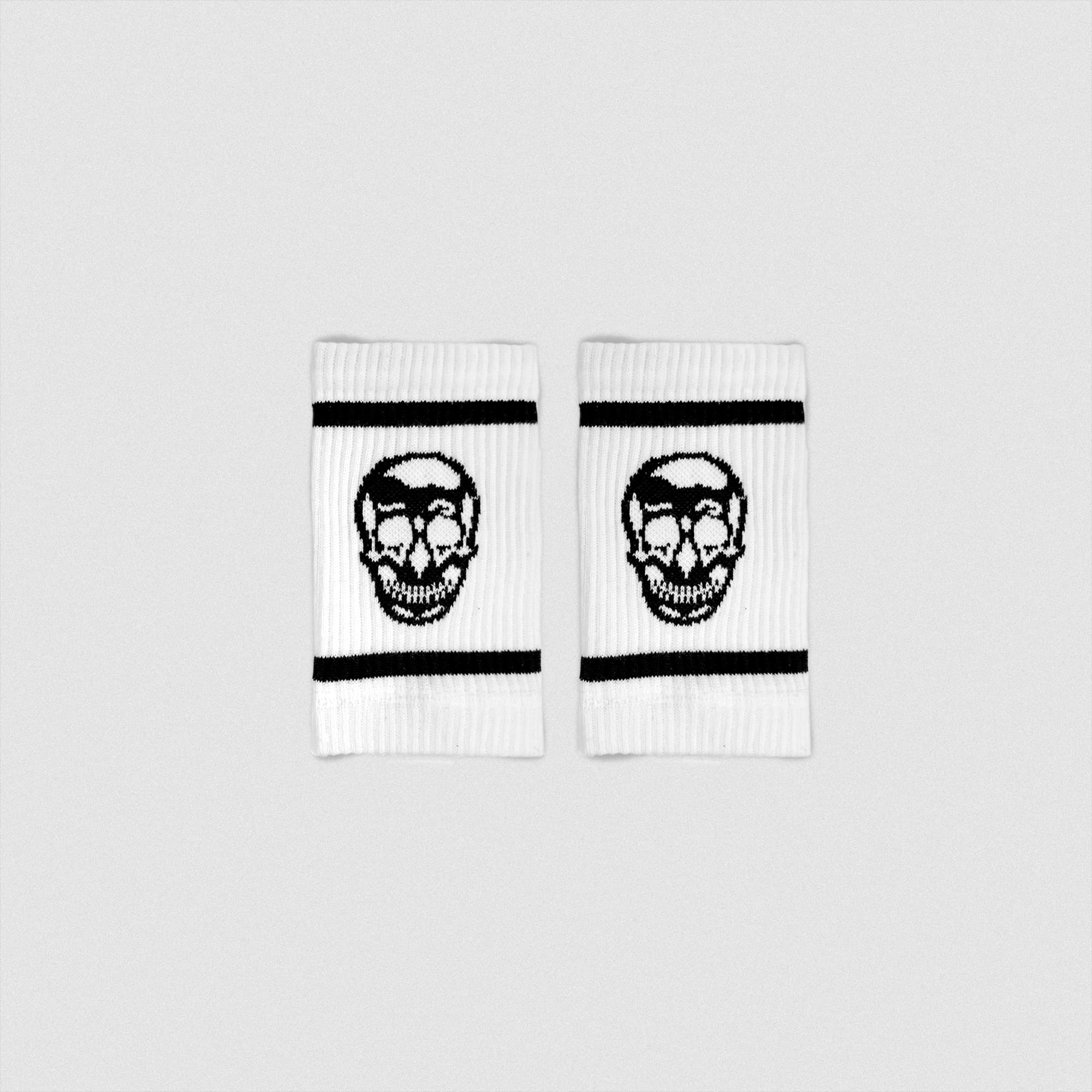 white wristband lay flat shot