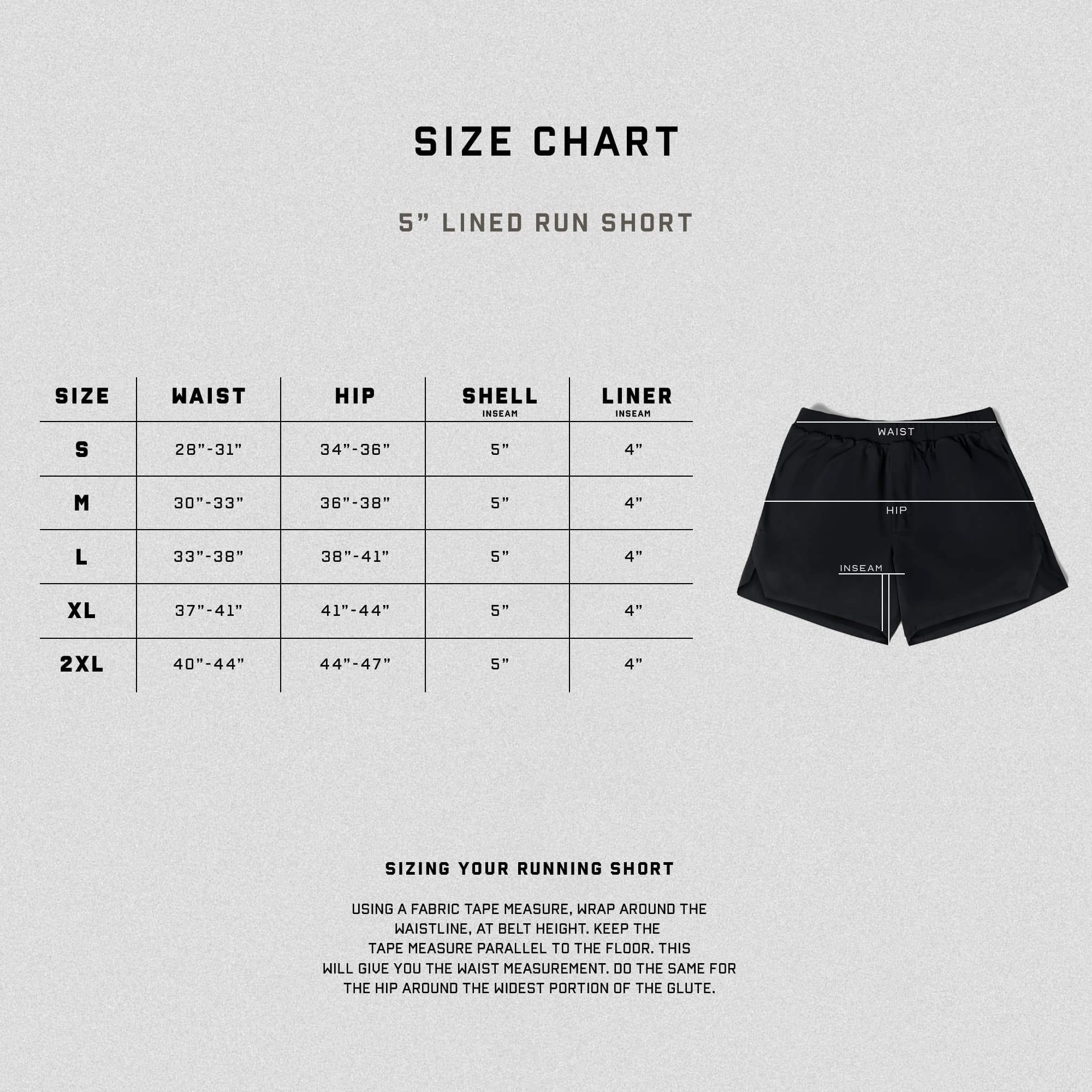 Ghost 5" Run Shorts