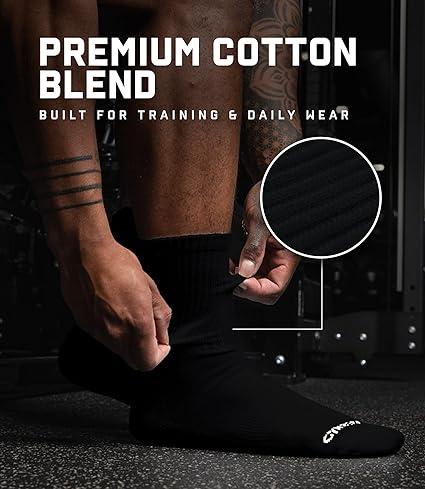 Crew-Socken - Schwarz