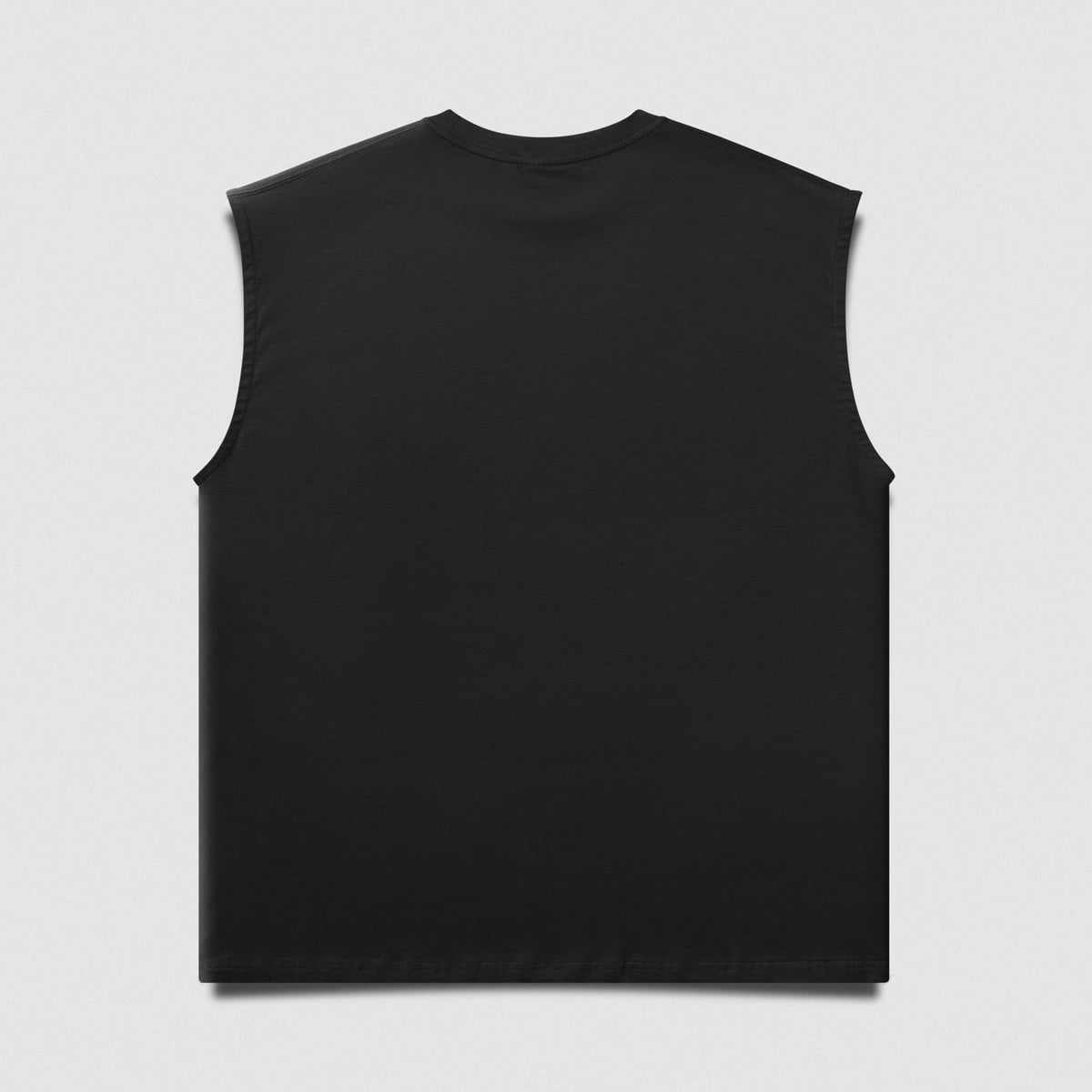 Axis Cap Sleeve Tank - Black/Black back product view
