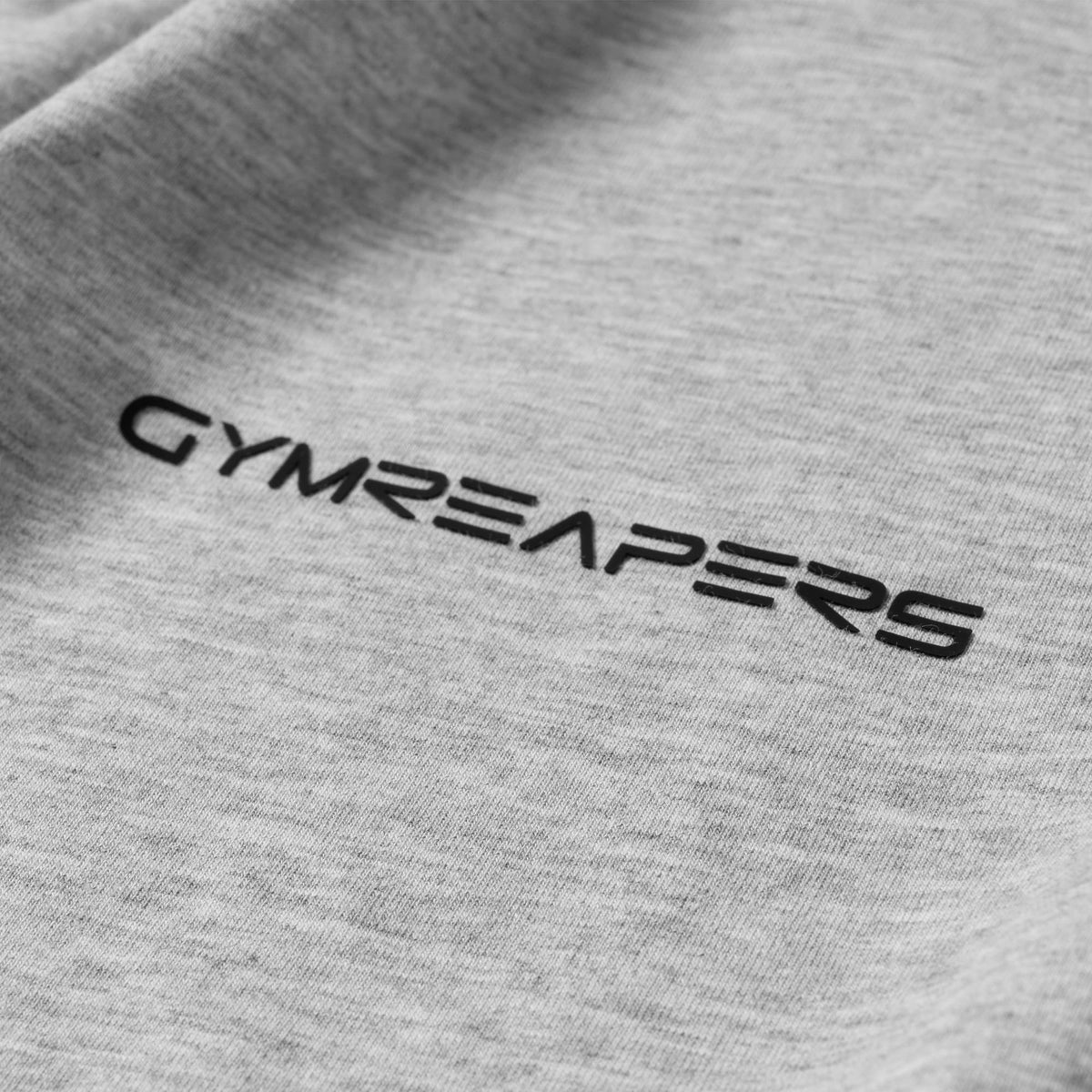 Axis Cap Sleeve Tank - Heather Gray Gymreapers logo detail