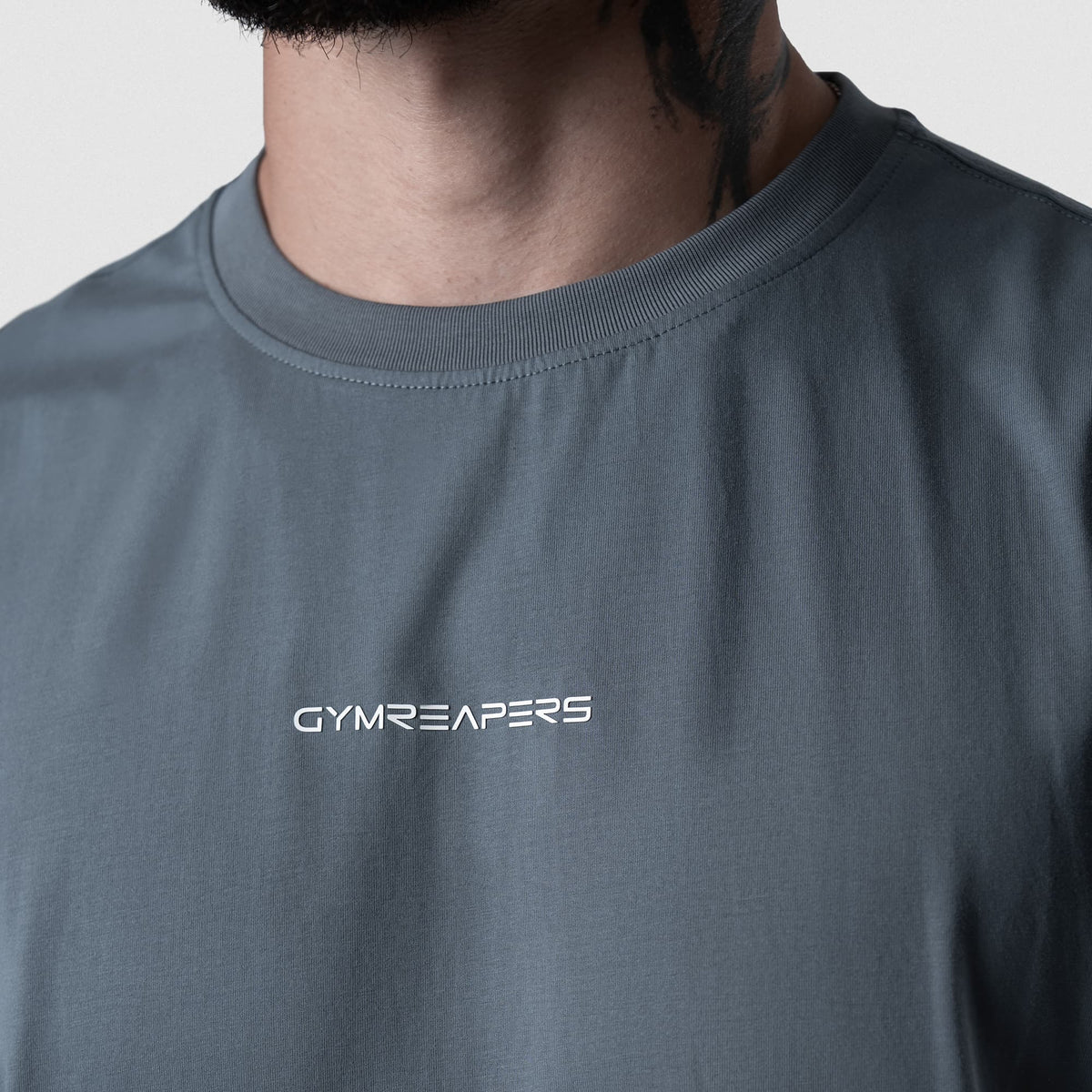 Axis Cap Sleeve Tank - Lake front neckline and logo detail