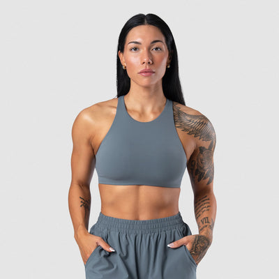Axis High Neck Bra - Lake
