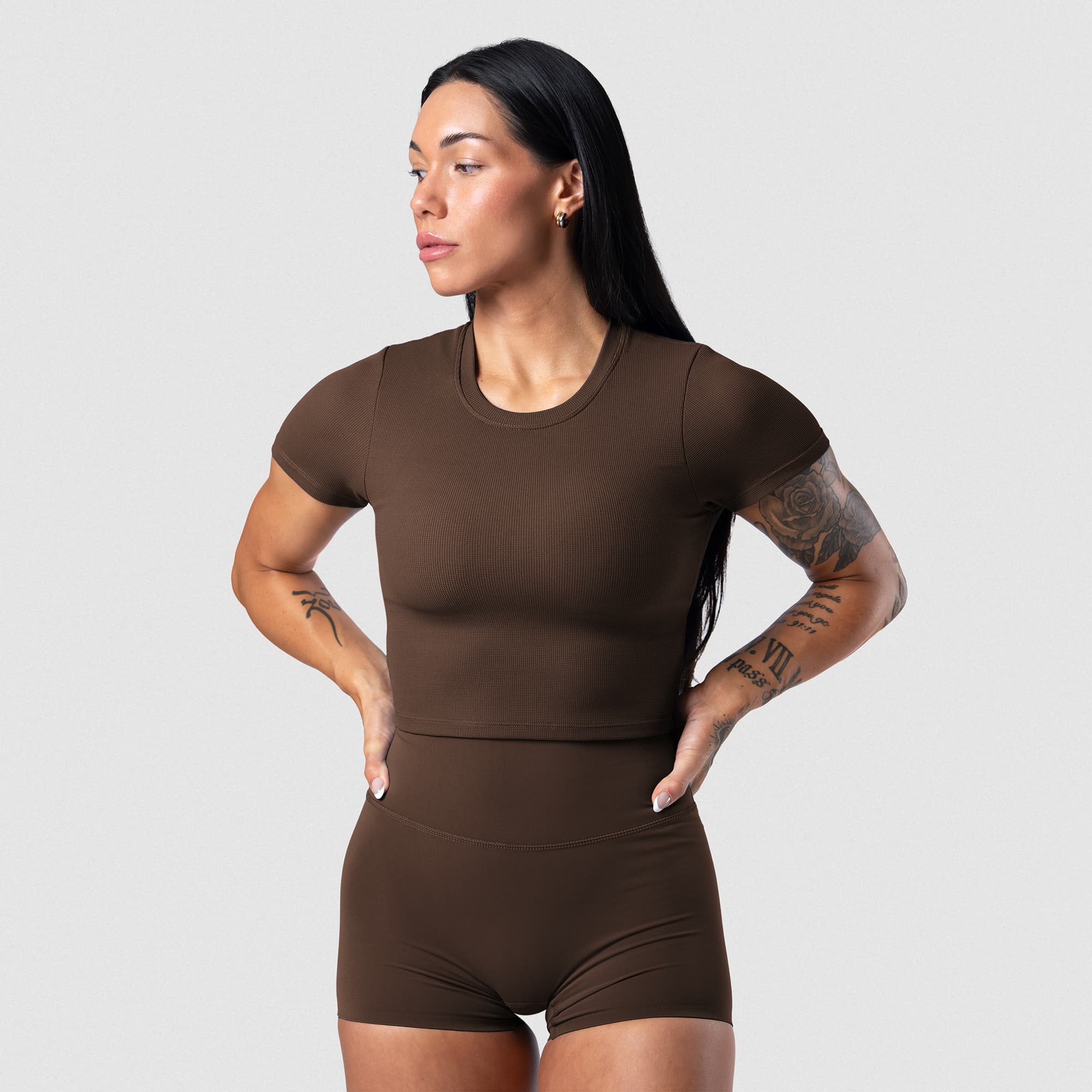 Axis Support Baby Tee - Brown