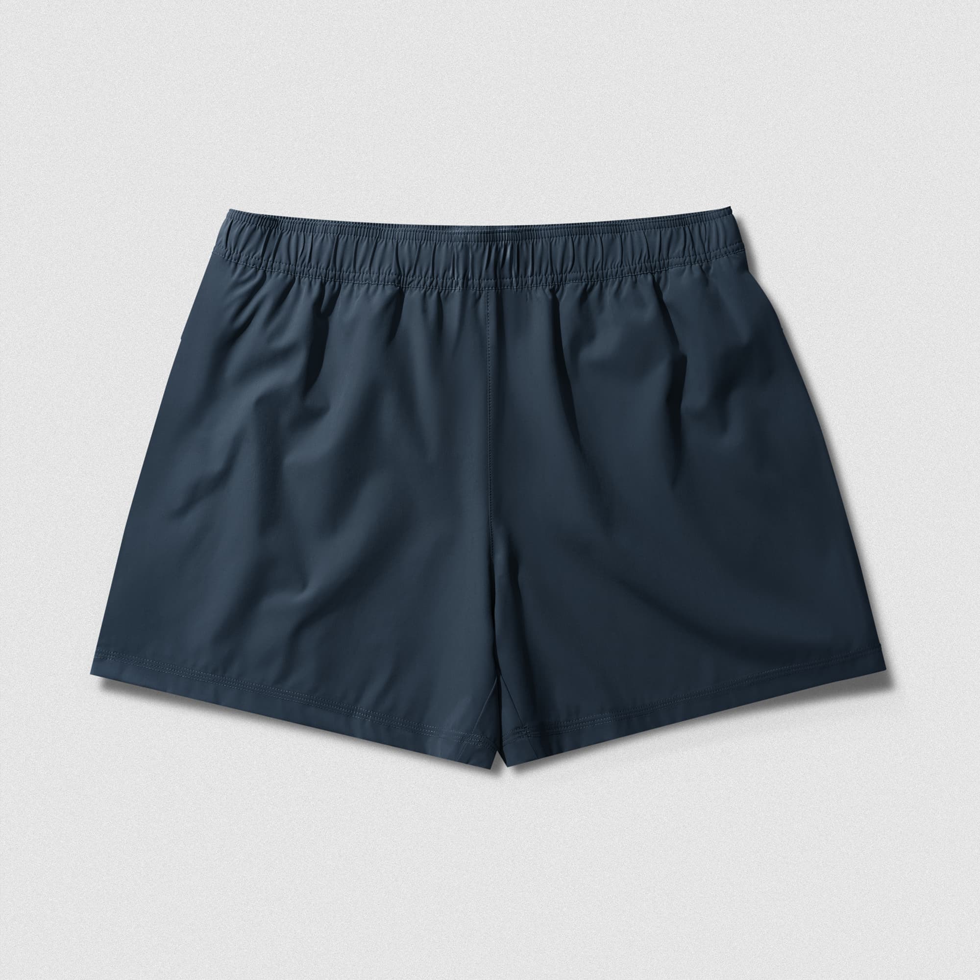 Back view of Men's Conquer 5 Inch Shorts - Navy