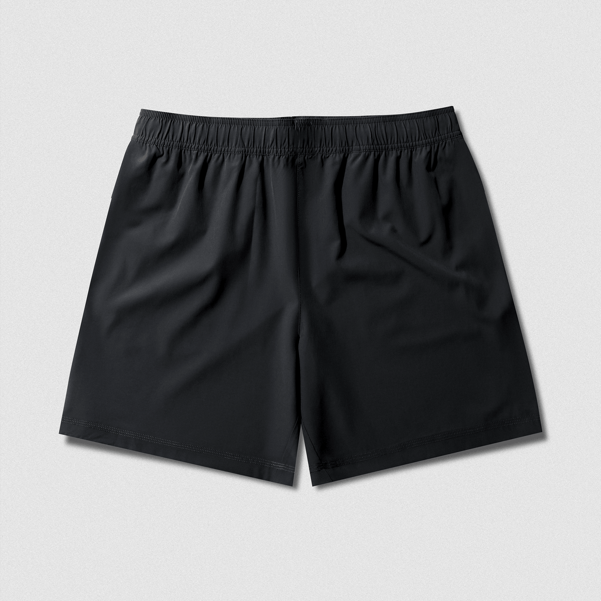Back view of Men's Conquer 7 Inch Shorts - Black