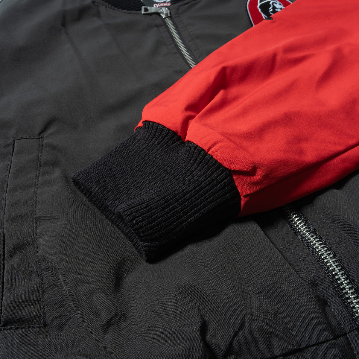 Signature Crop Bomber Jacket | Cuffed wrist feature