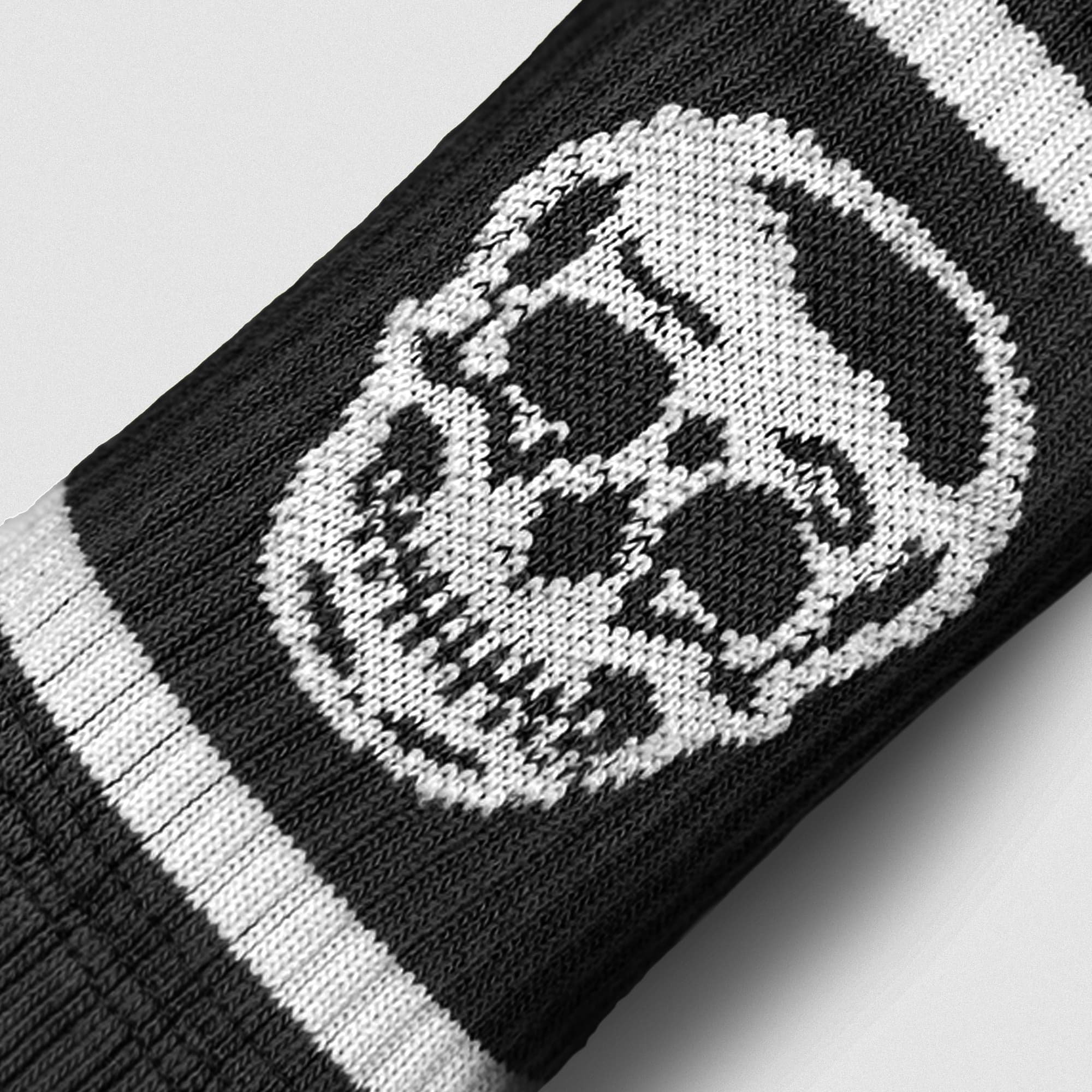 close up detail shot of black wristband