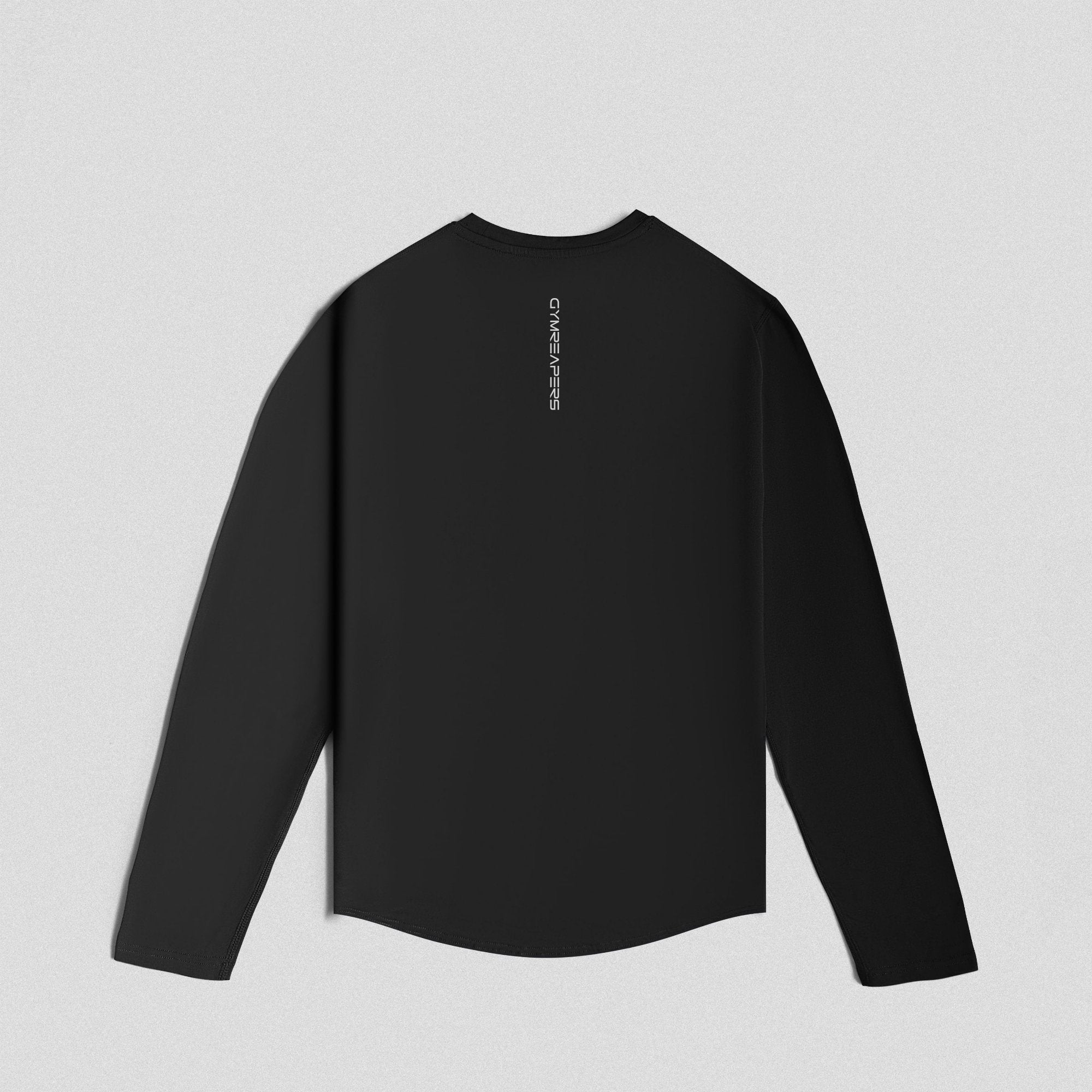 performance long sleeve shirt black back