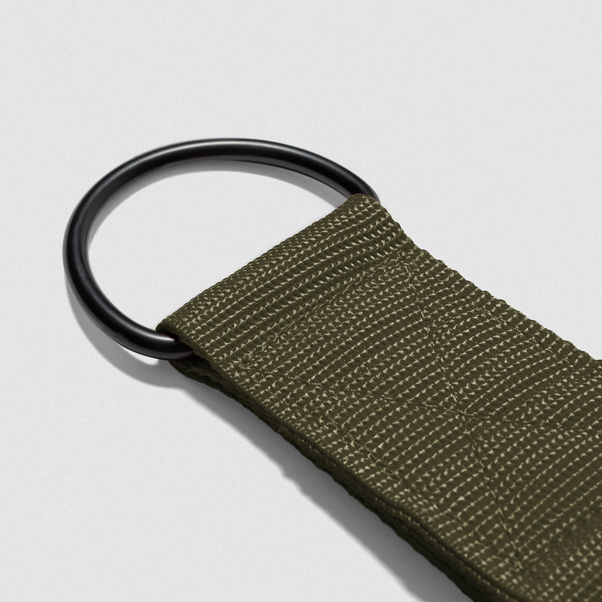 Gymreapers Tricep Rope 27" - OD Green close up shot of loop