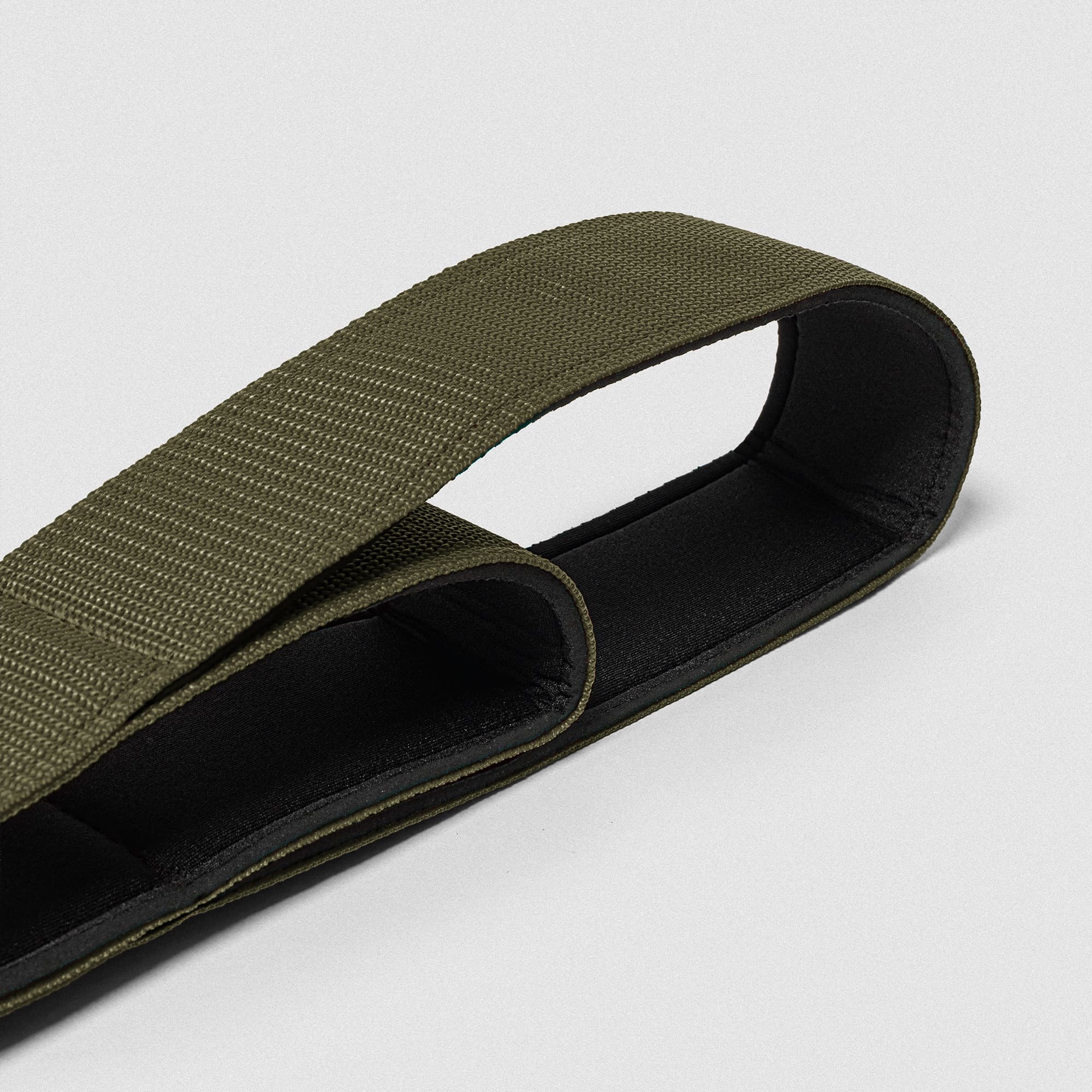 Gymreapers Tricep Rope 27" - OD Green close up shot of strap