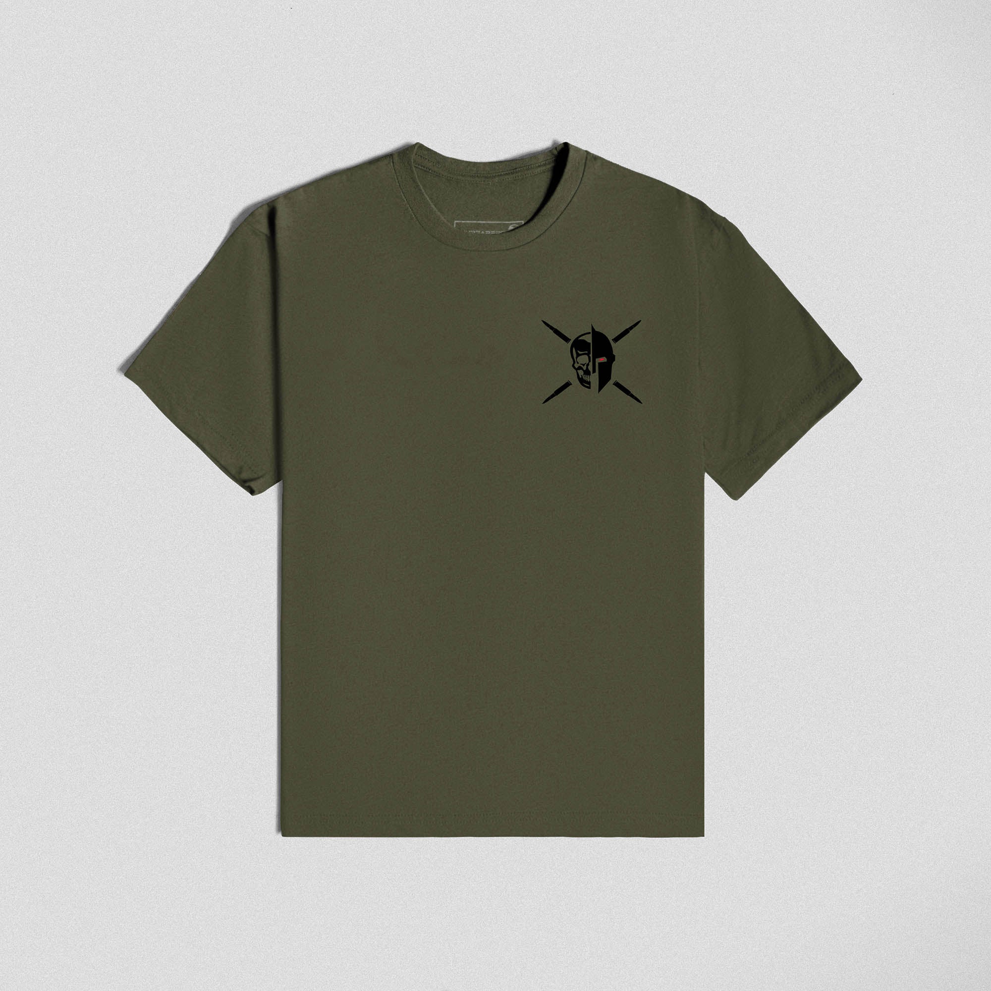 7.62 machine tee green front