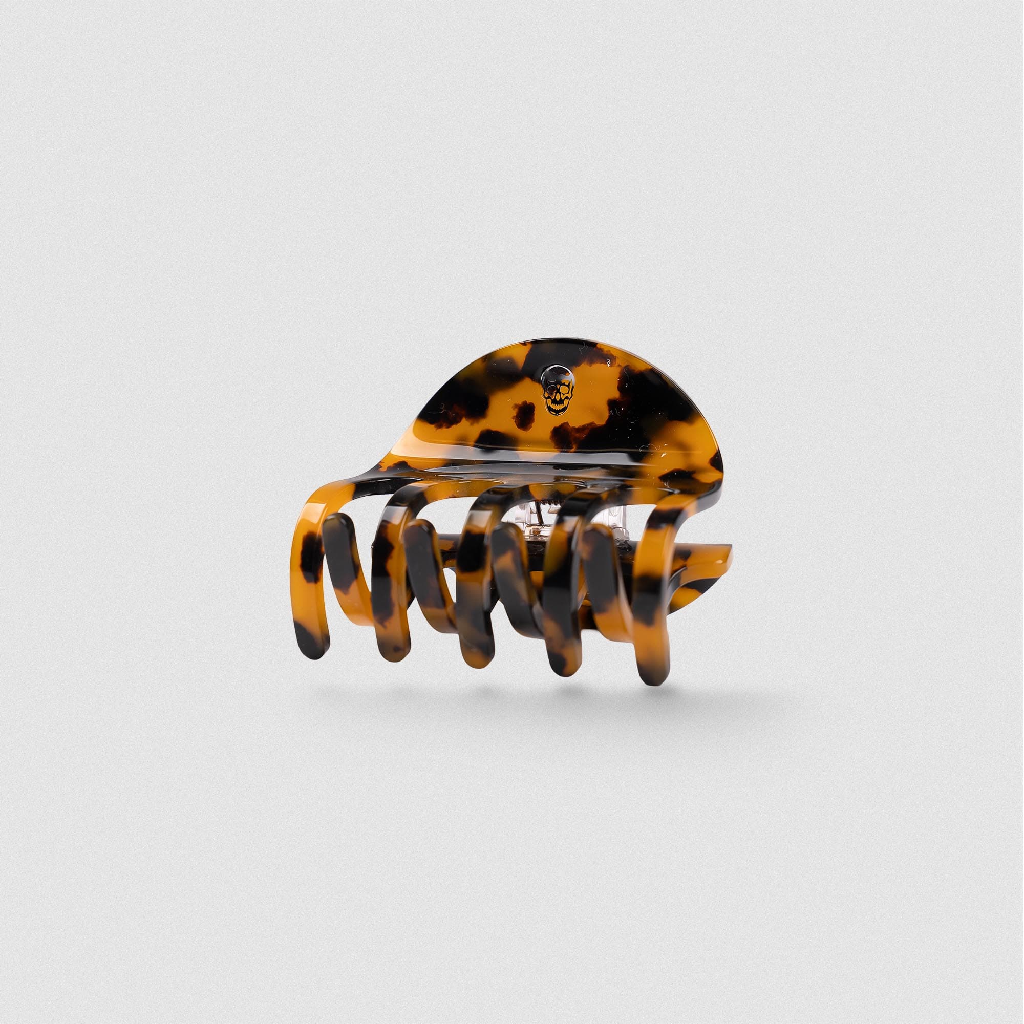 Small Claw Clip - Tortoise Shell Brown flat view