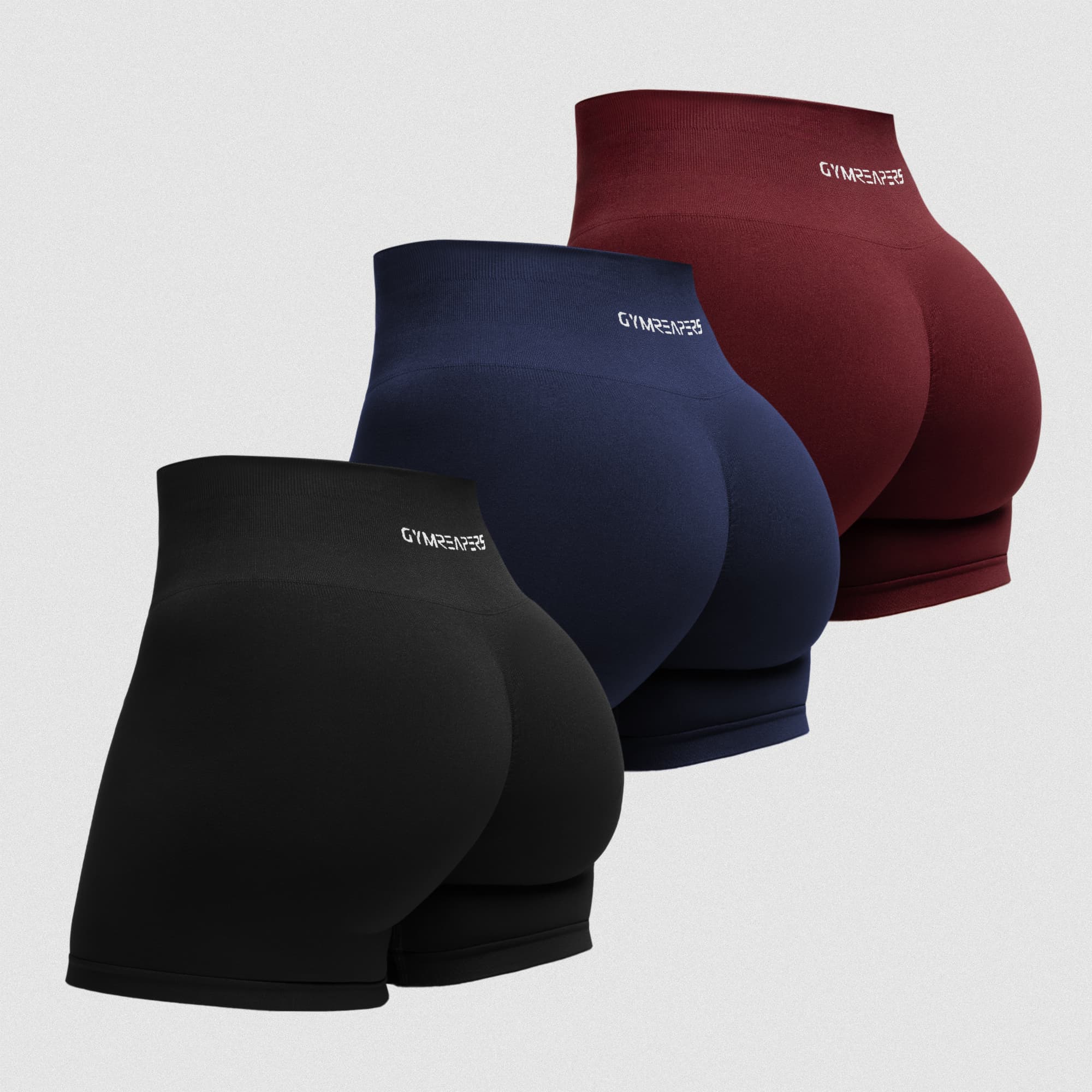 Black/Cobalt/Wine Halo Shorts 3-Pack main image
