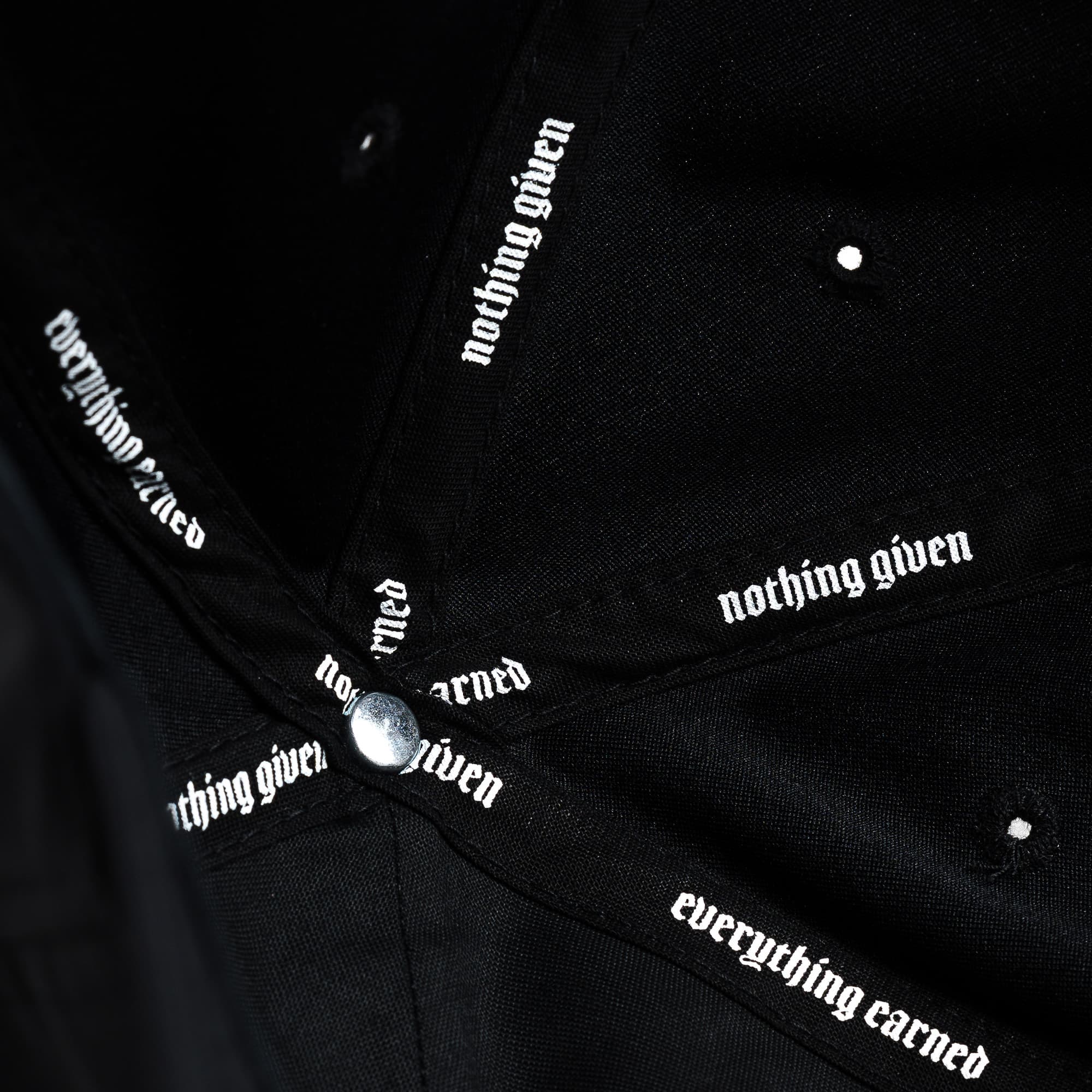 Hybrid Performance Unstructured Hat - Gymreapers detail shot of inside of hat