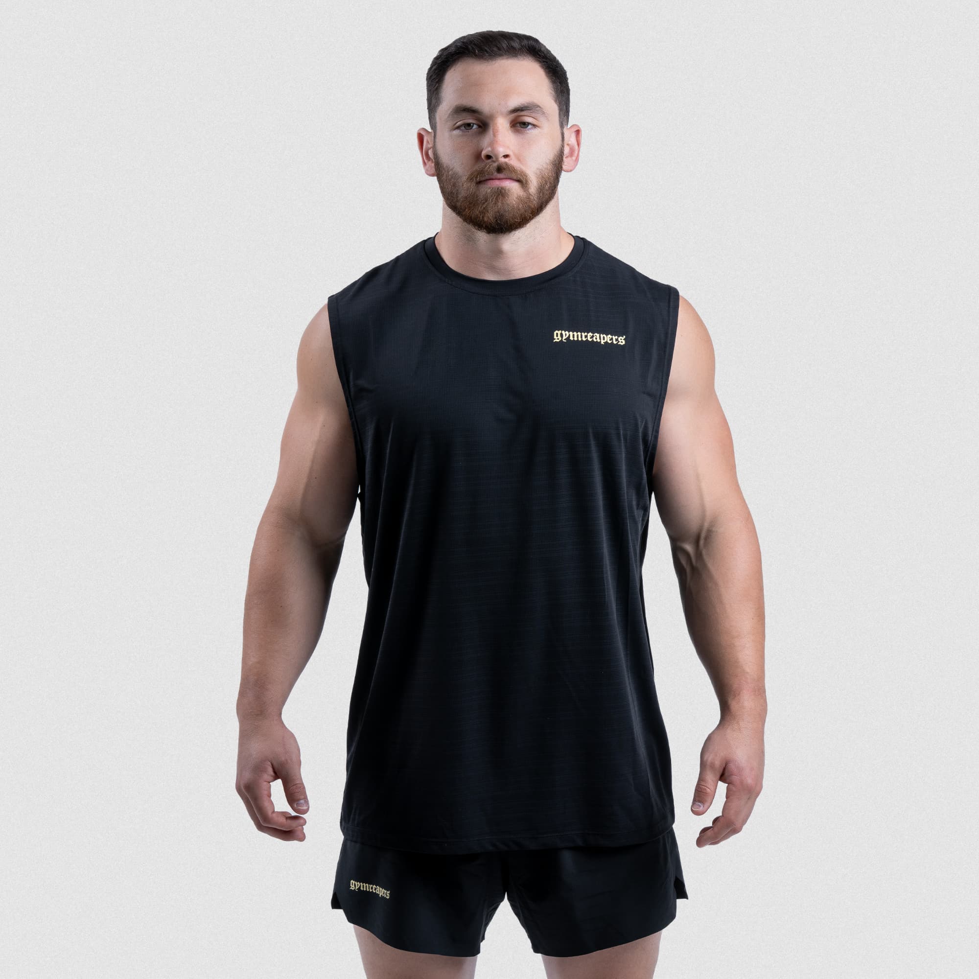 Master The Soul collection on athlete front view.