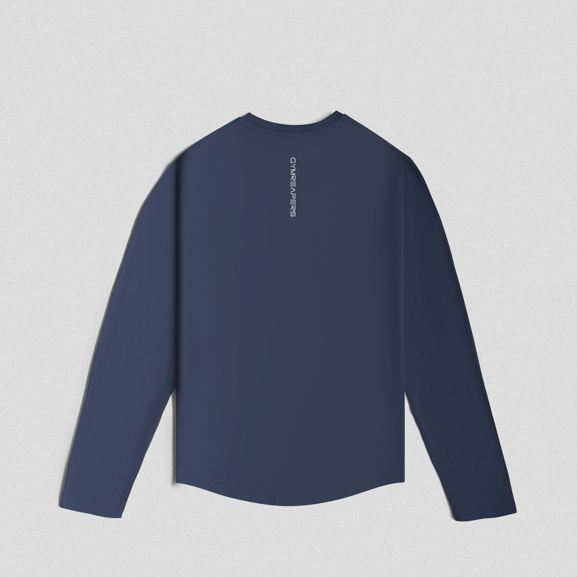 performance long sleeve shirt navy back