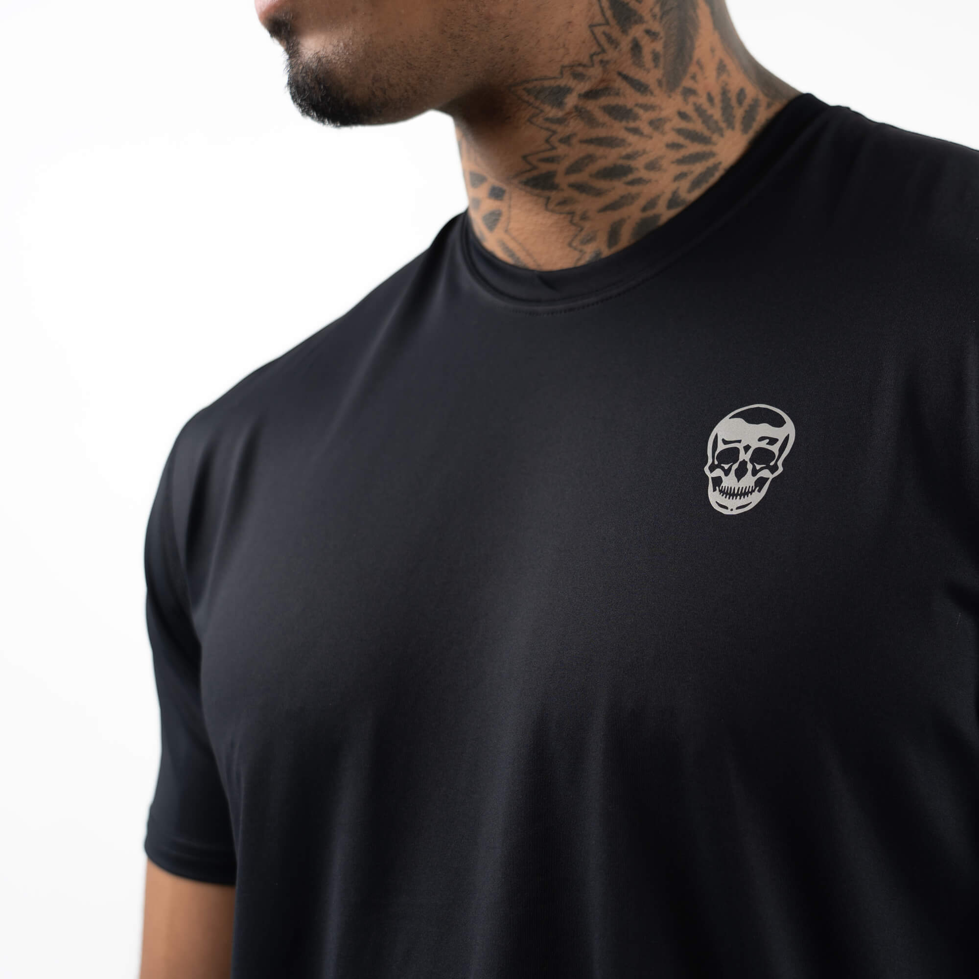 performance short sleeve black front detail