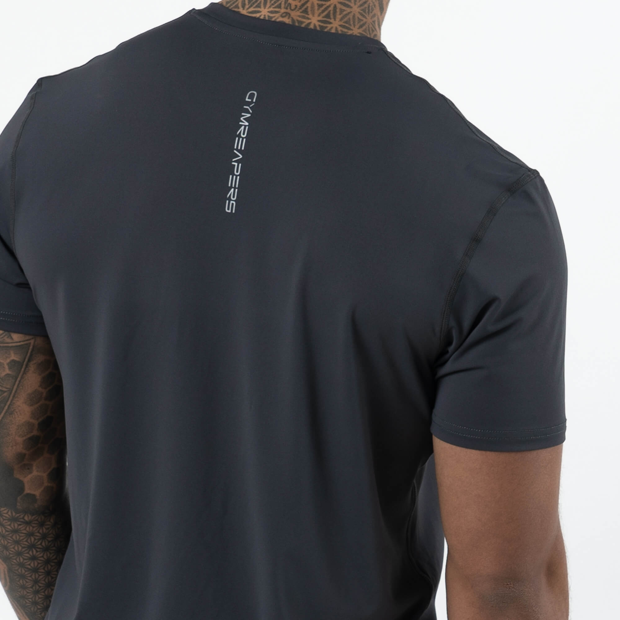 performance short sleeve obsidian detail