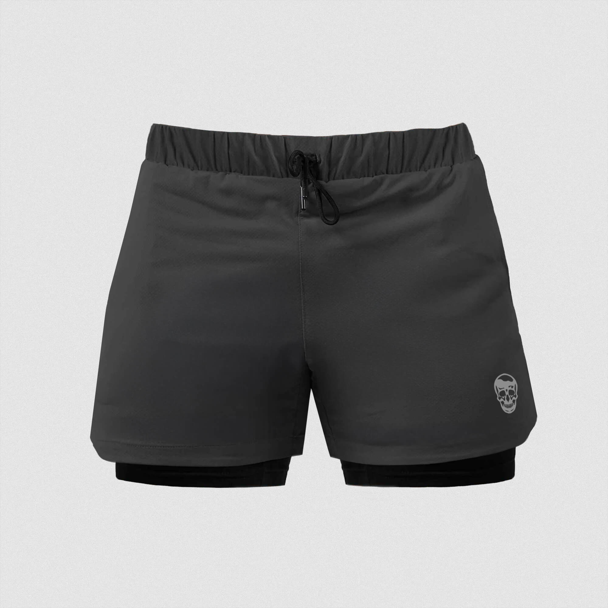 react shorts gray main