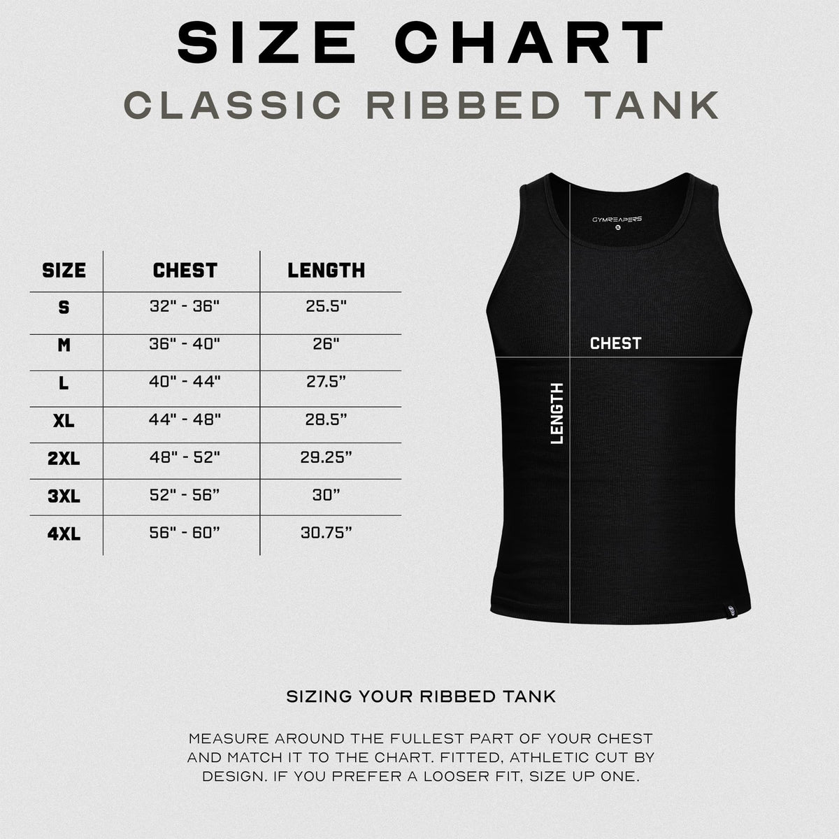 Men's Ribbed Tank 3-Pack - Black