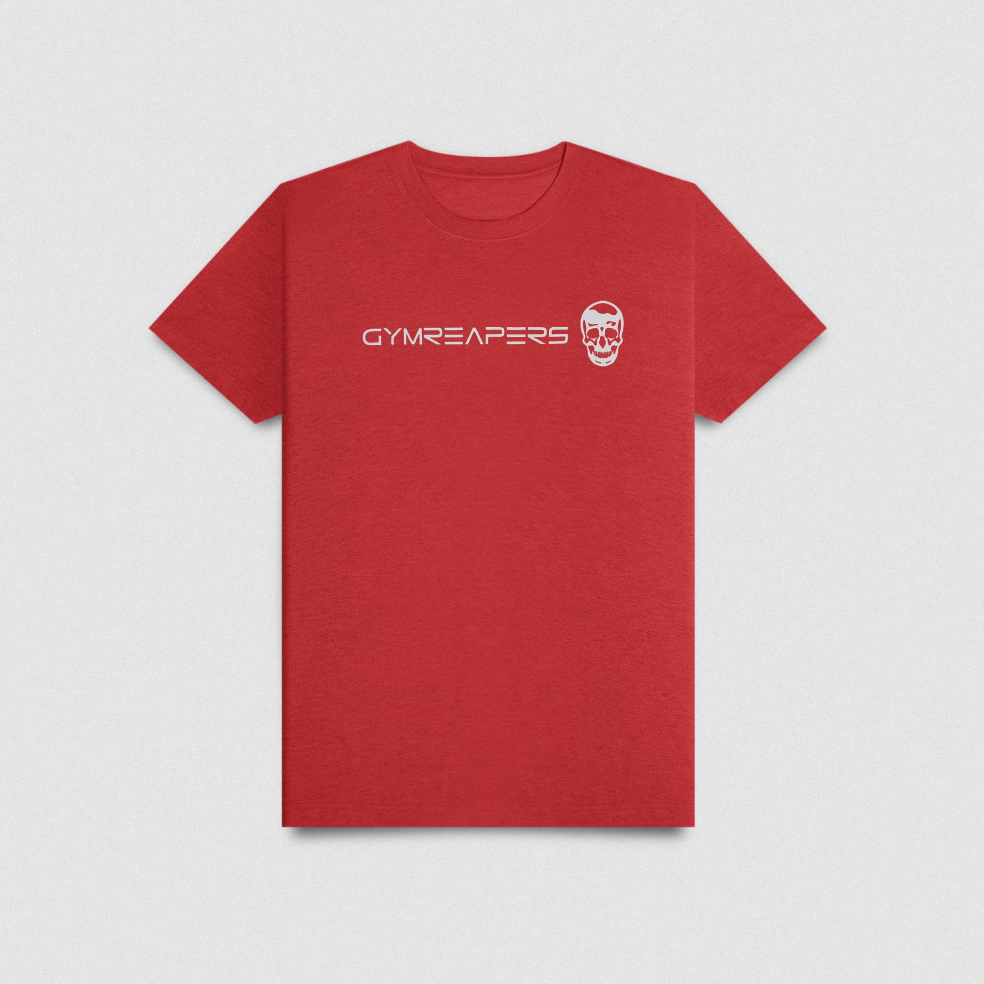 Active Tri-Blend Basic Tee - Red/White