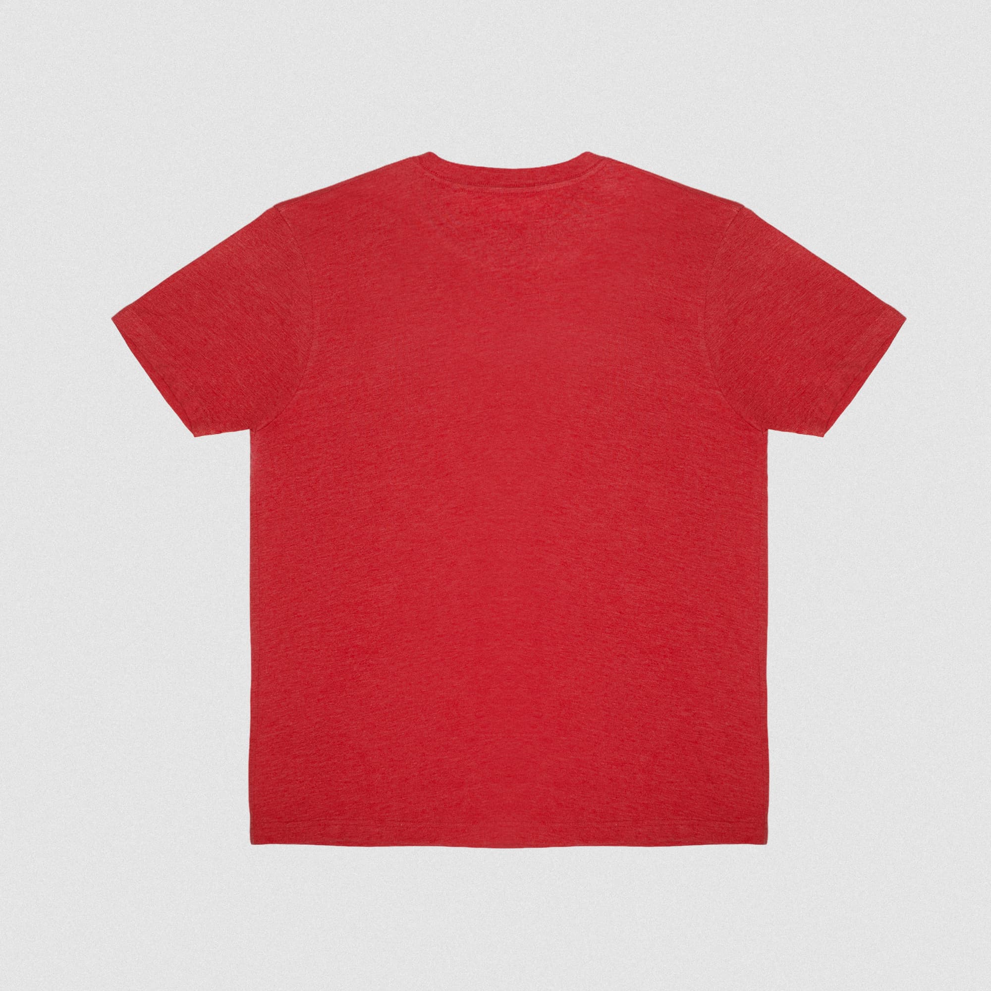 Active Tri-Blend Basic Tee - Red/White