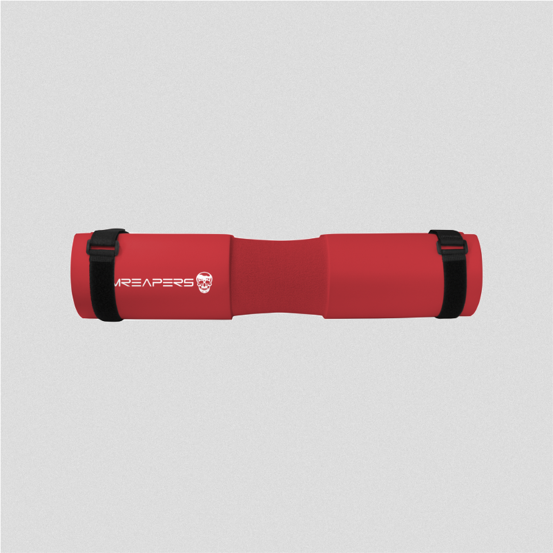 barbell pad red side view