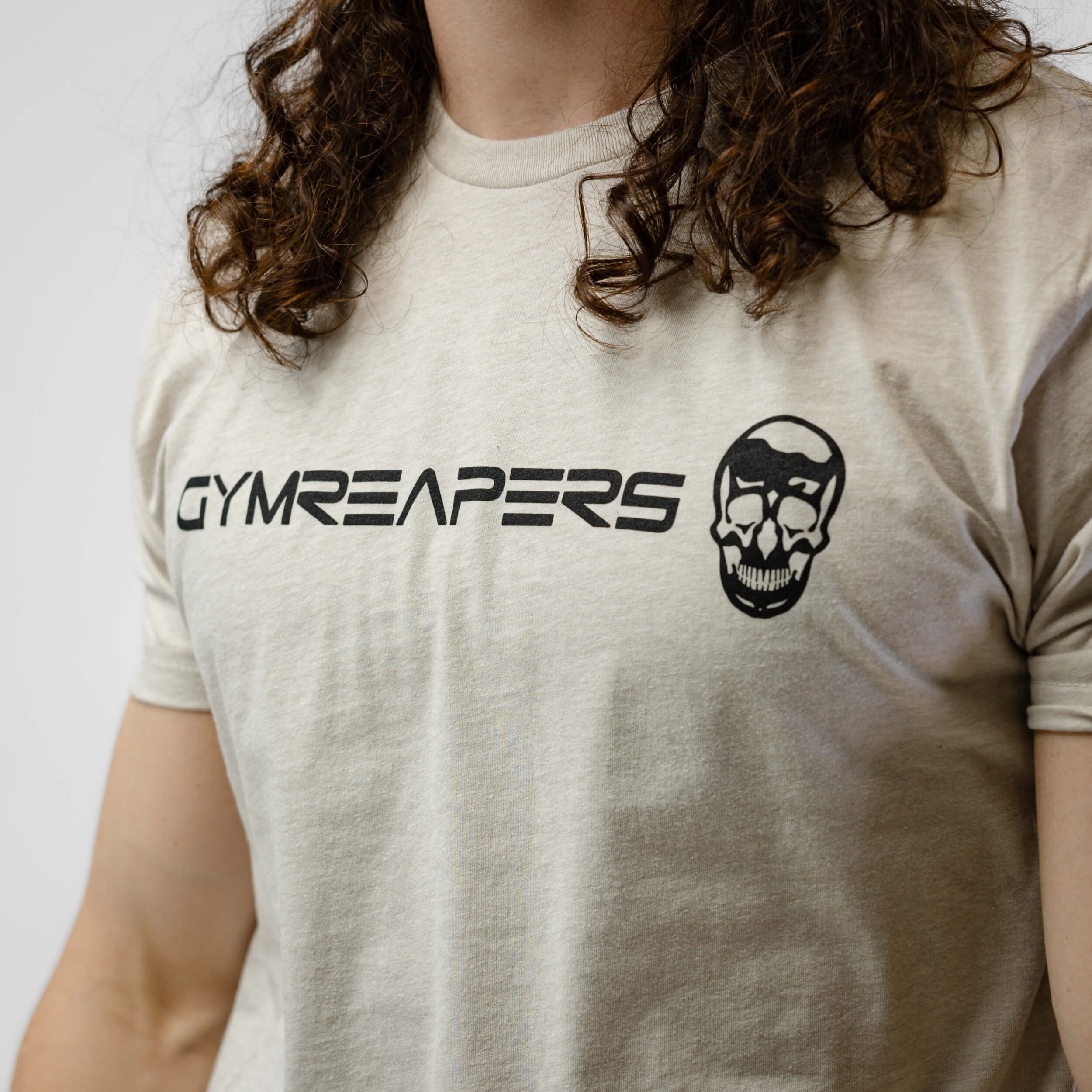 Gymreapers Basic Shirt - Sand/Schwarz