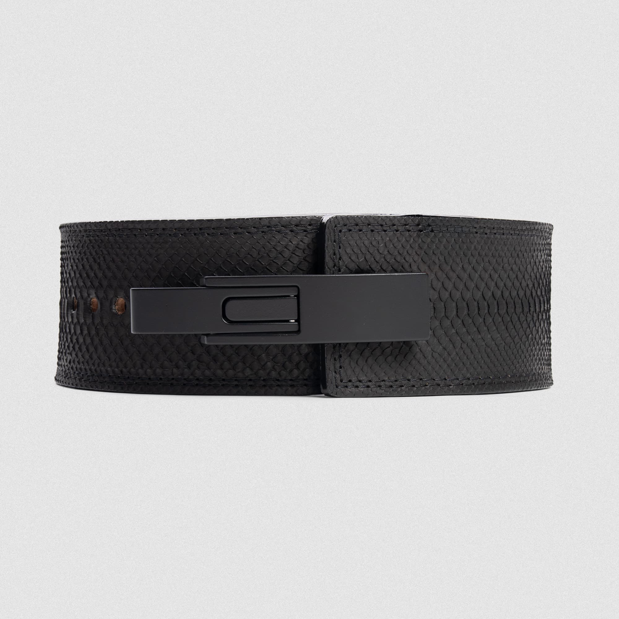 10MM Lever Belt - Onyx Python