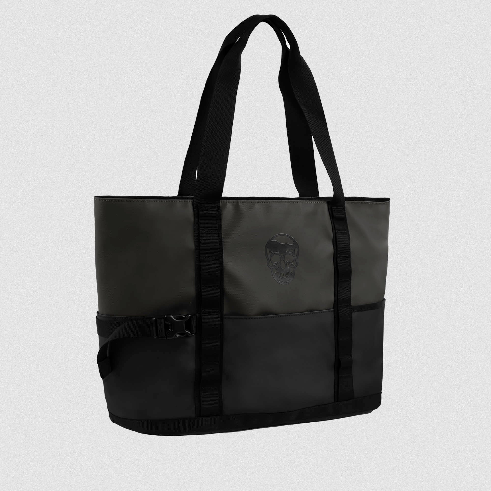 gravestone tote bag gunmetal main