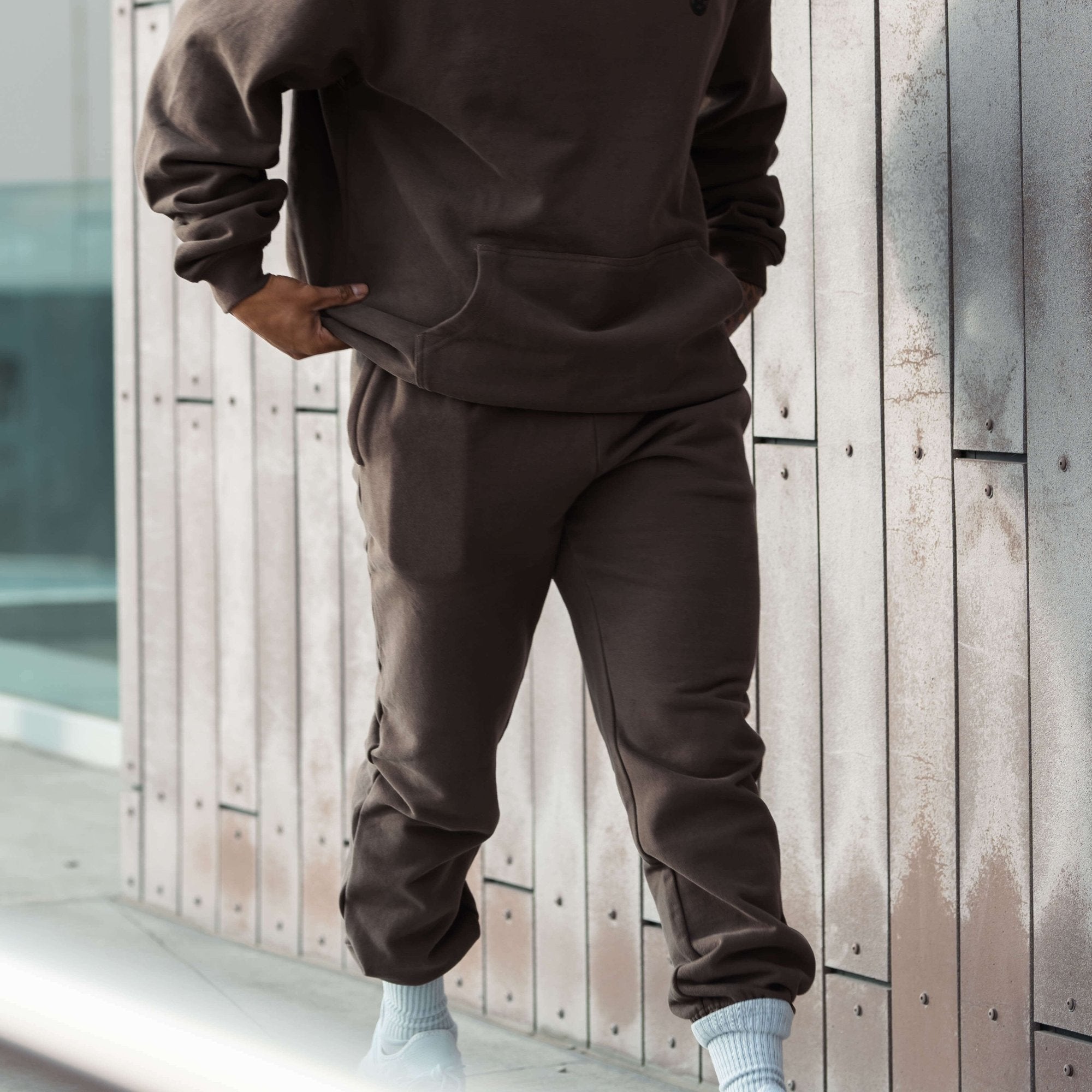 heavy weight joggers toffee adjustment